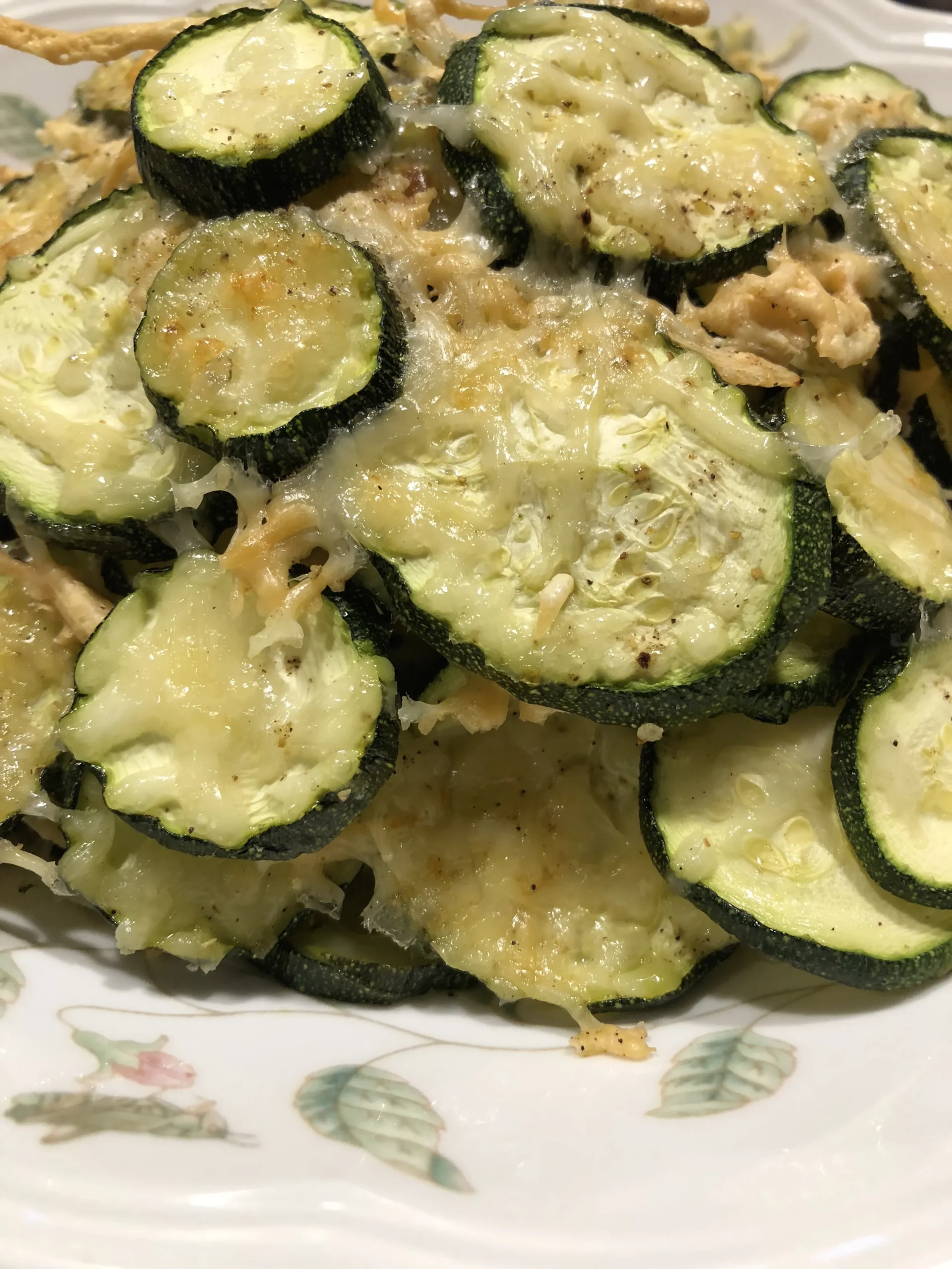Keto Parmesan Zucchini Chips