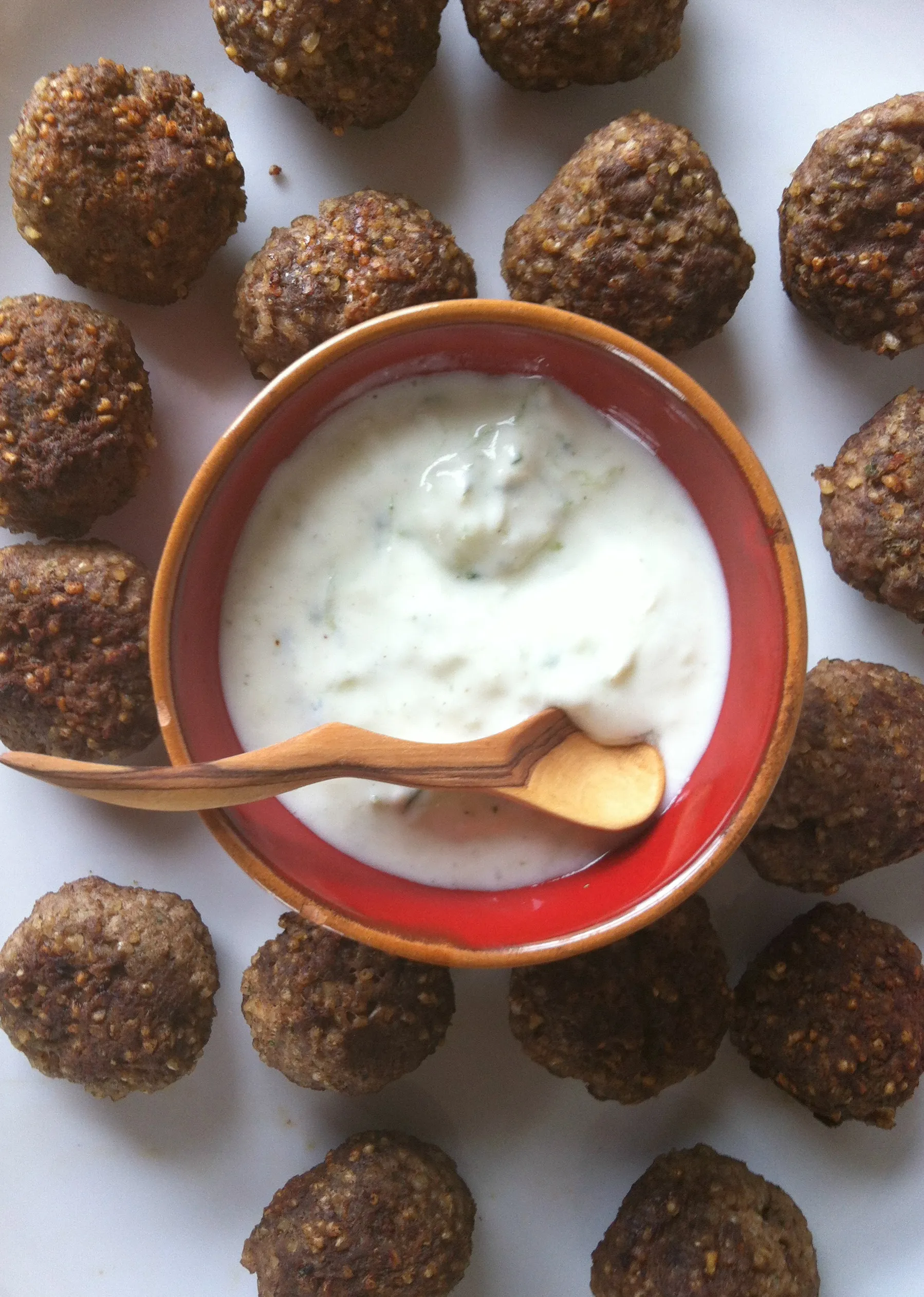 Kibbeh in Yogurt Sauce