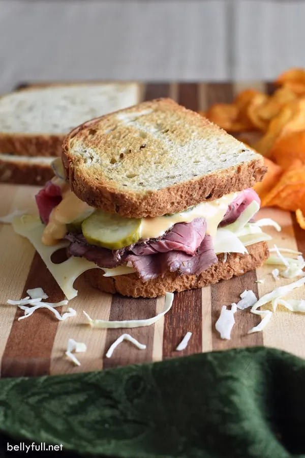 Kimchi Rachel Sandwich aka Roast Turkey