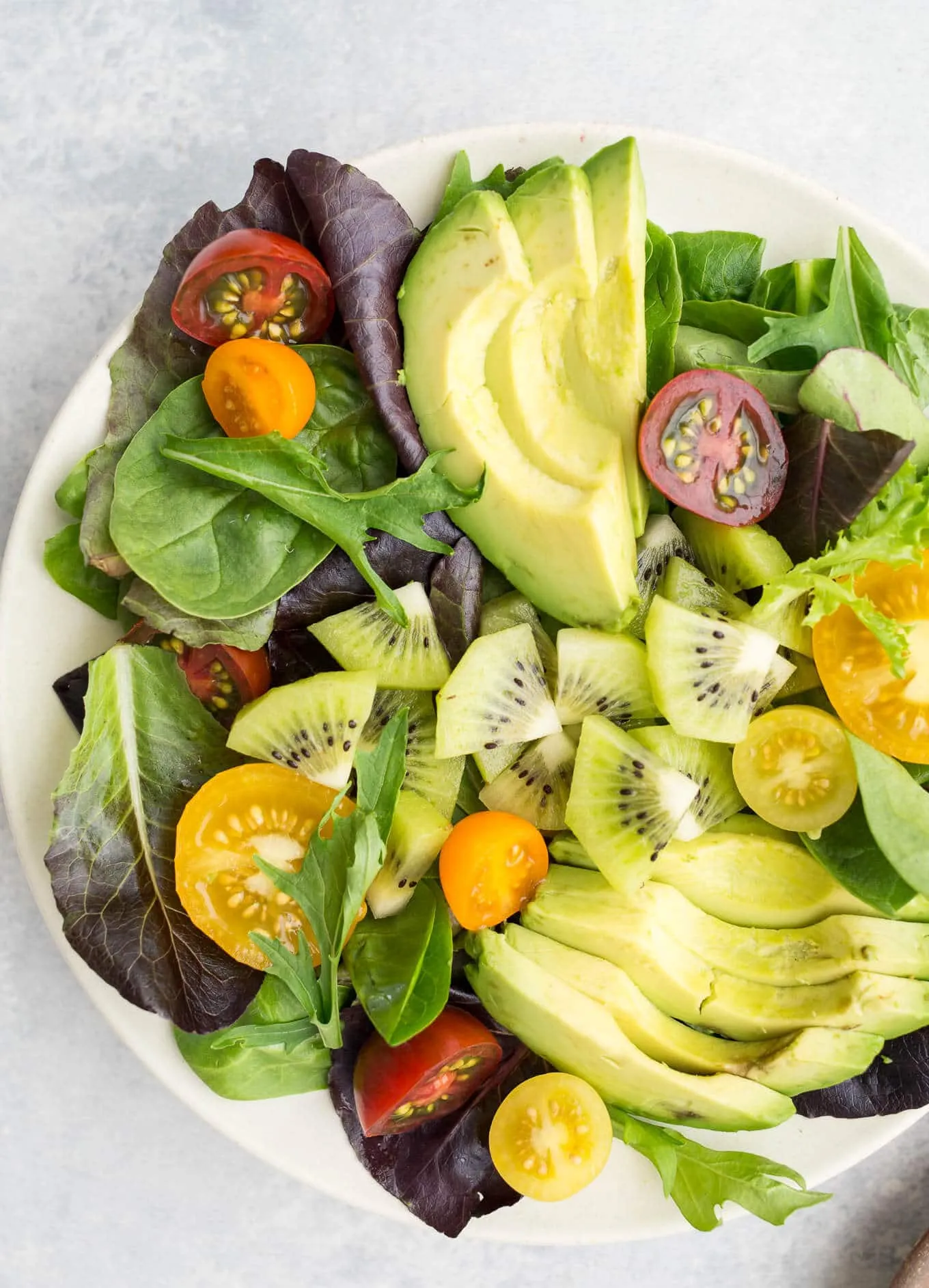 Kiwi Avocado Endive Salad