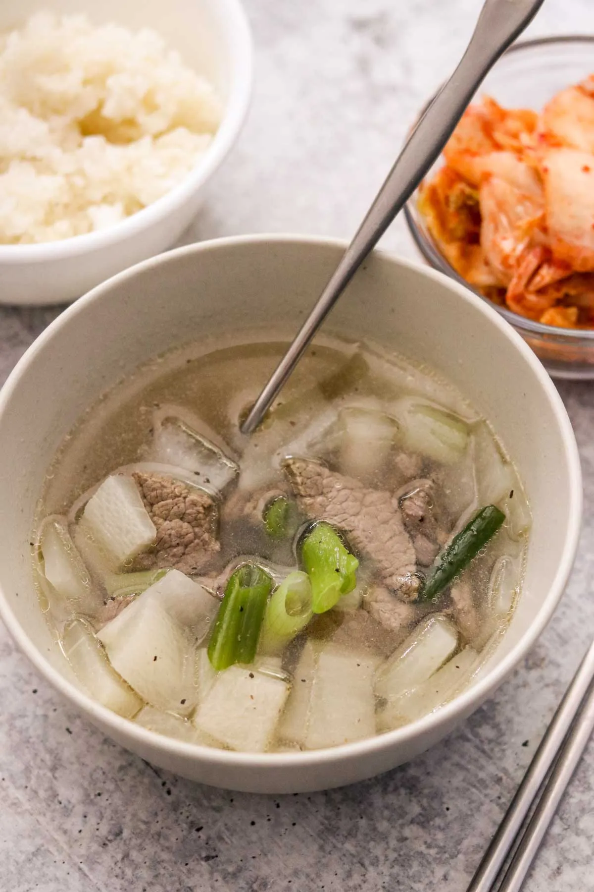 Korean Radish Soup Muguk