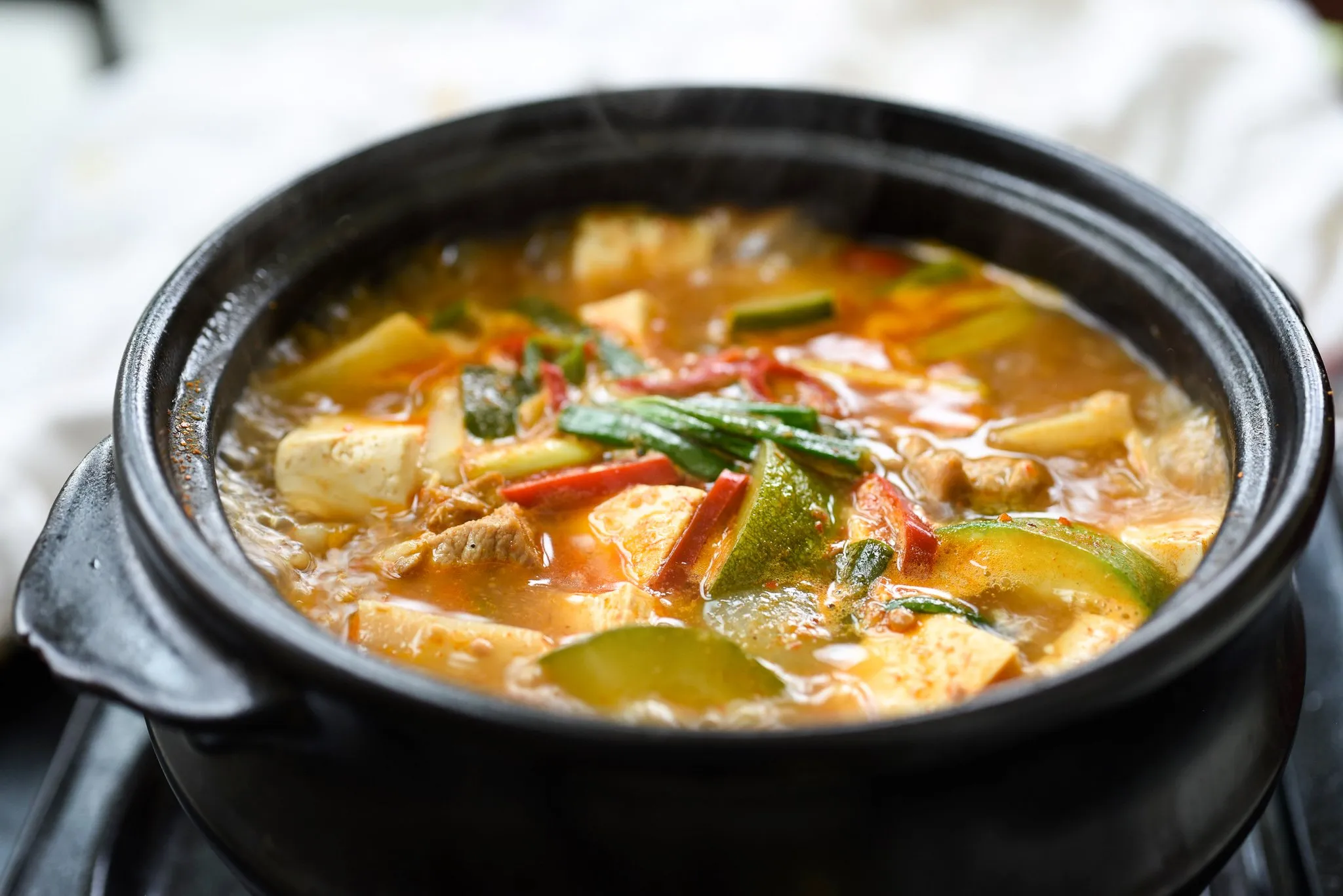 Korean Soybean Paste Soup Doenjang Guk