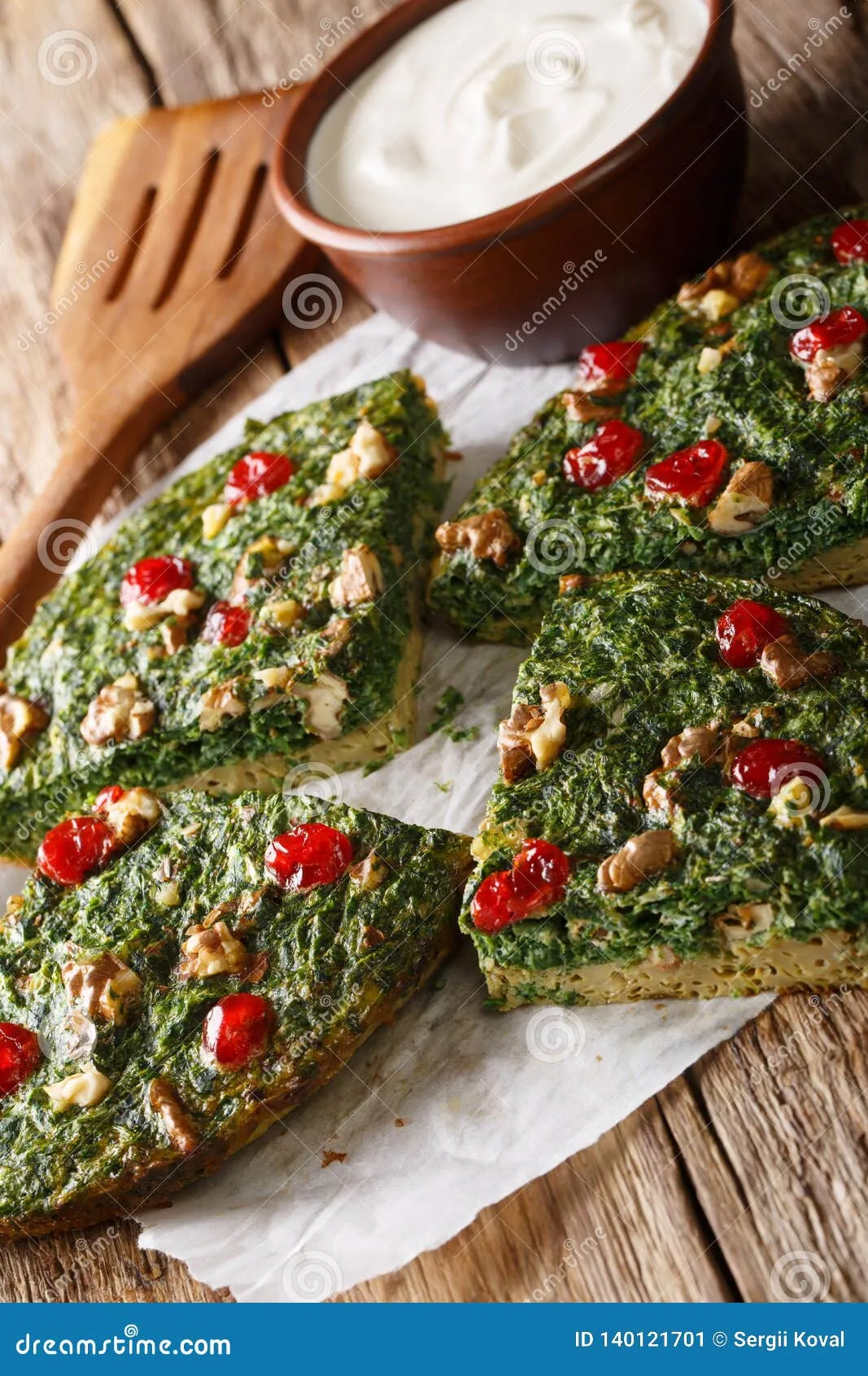 Kuku Sabzi Persian Baked Omelet