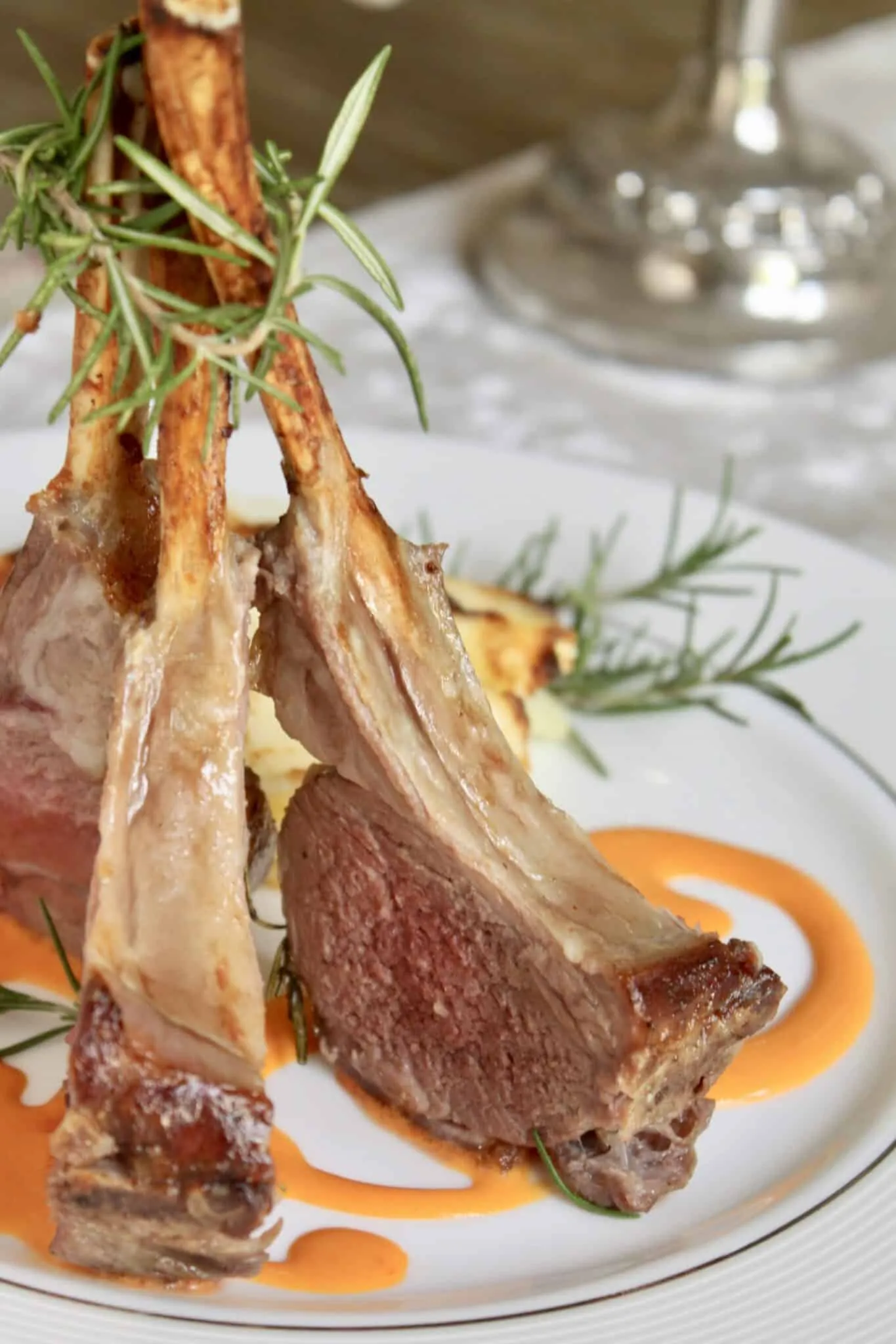 Lamb Chops with Gratin Dauphinois