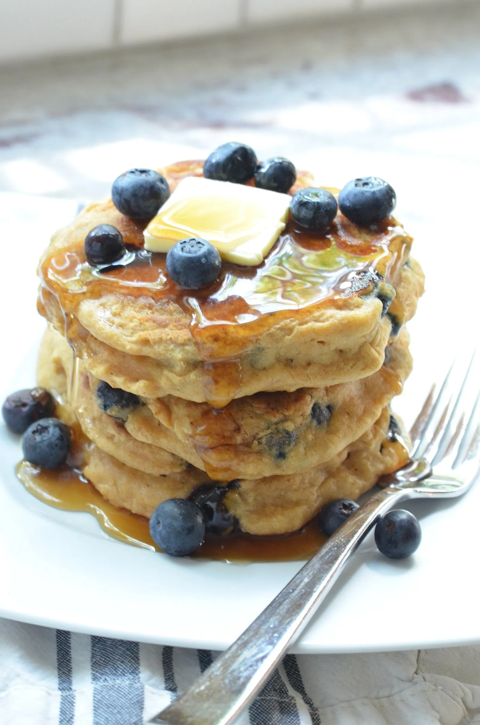 Lazy Day Blueberry Pancakes