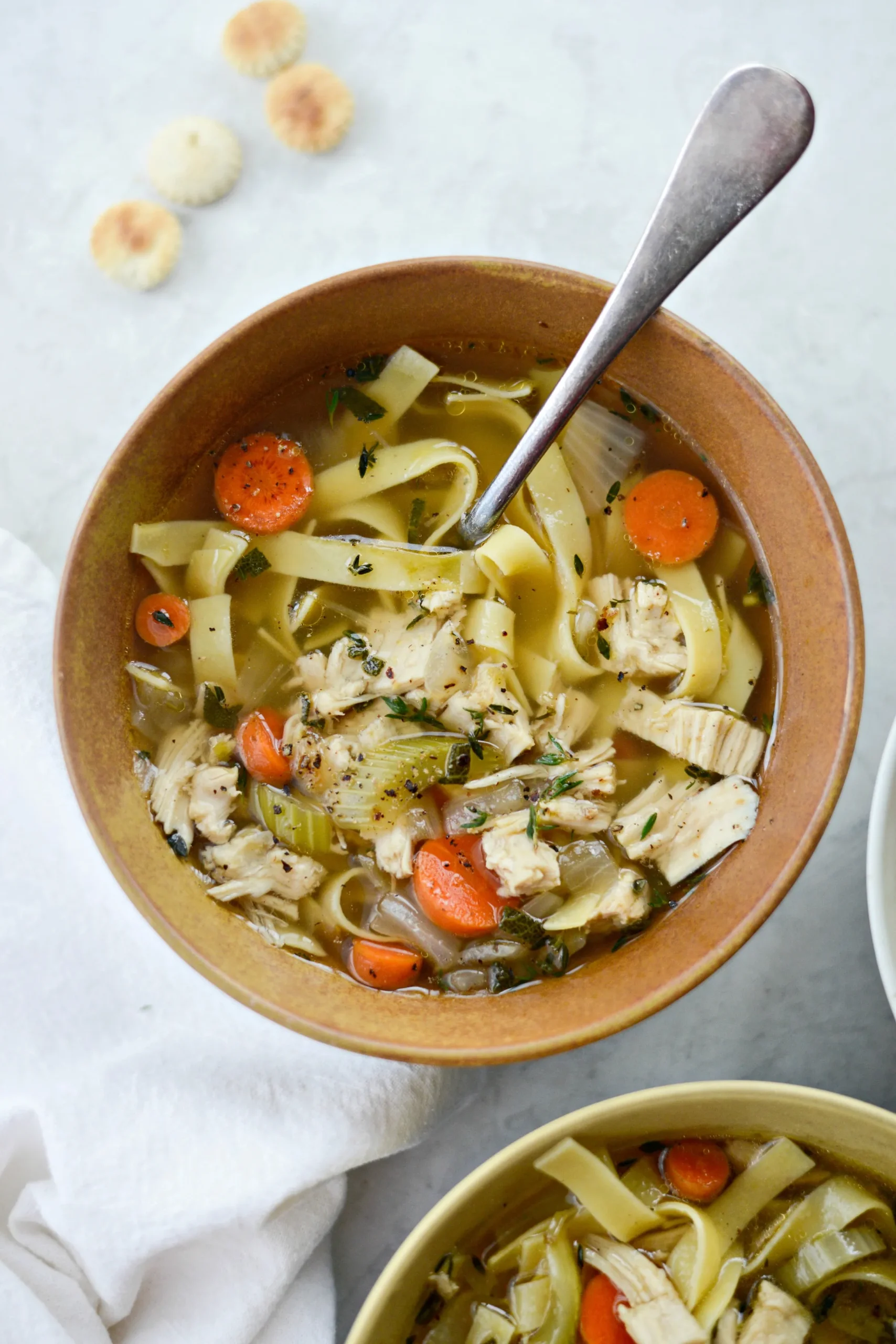 Leftover Turkey Noodle Soup
