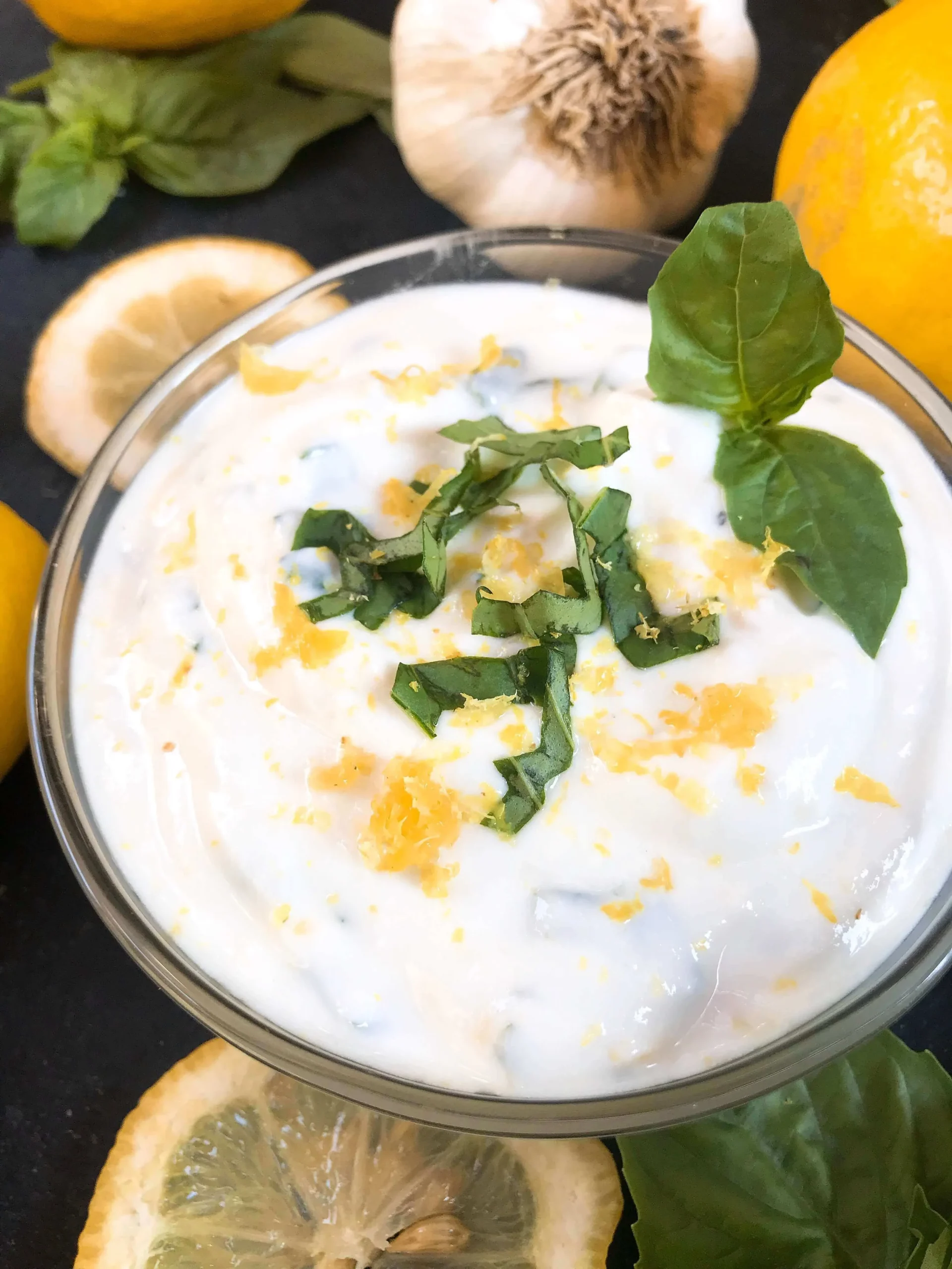 Lemon Basil Dipping Sauce