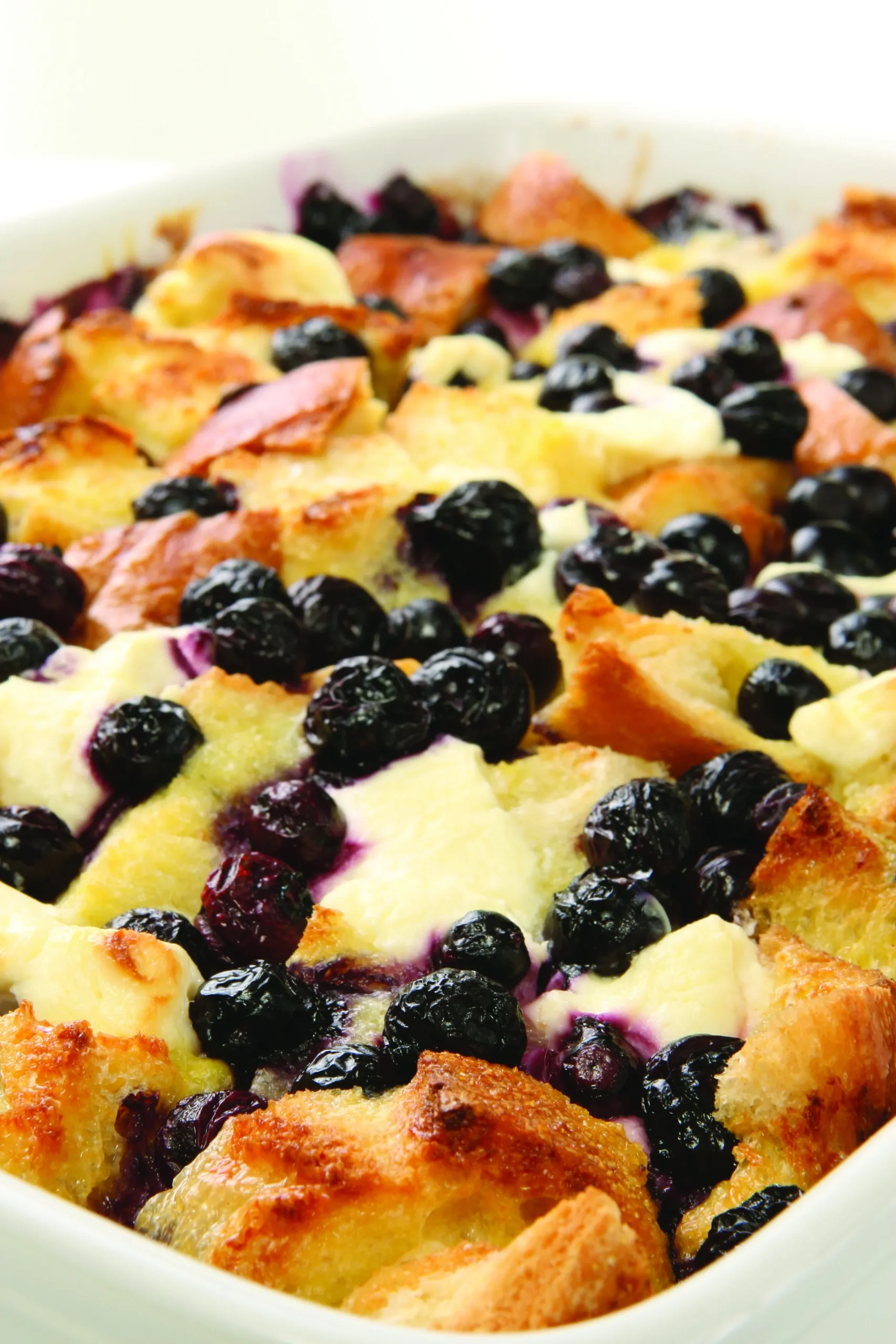 Lemon Blueberry Bagel Breakfast Casserole