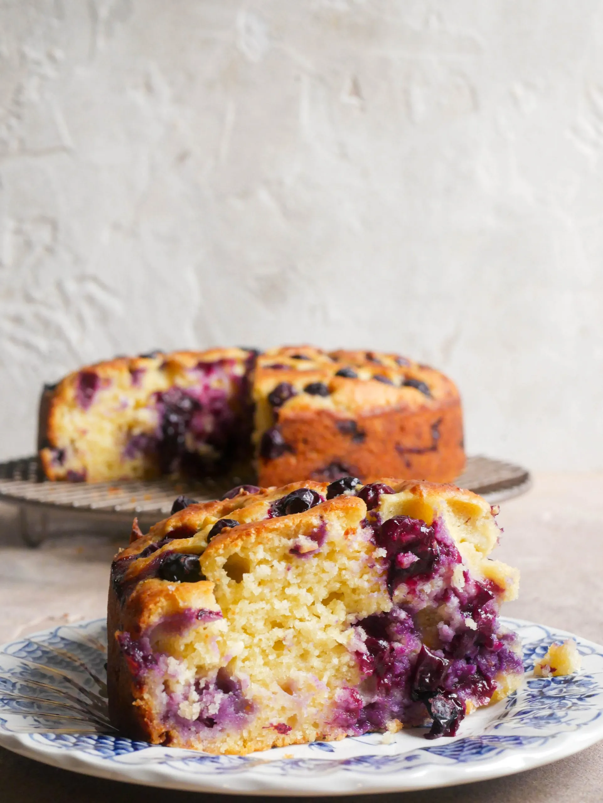 Lemon Blueberry Olive Oil Loaf with Ricotta