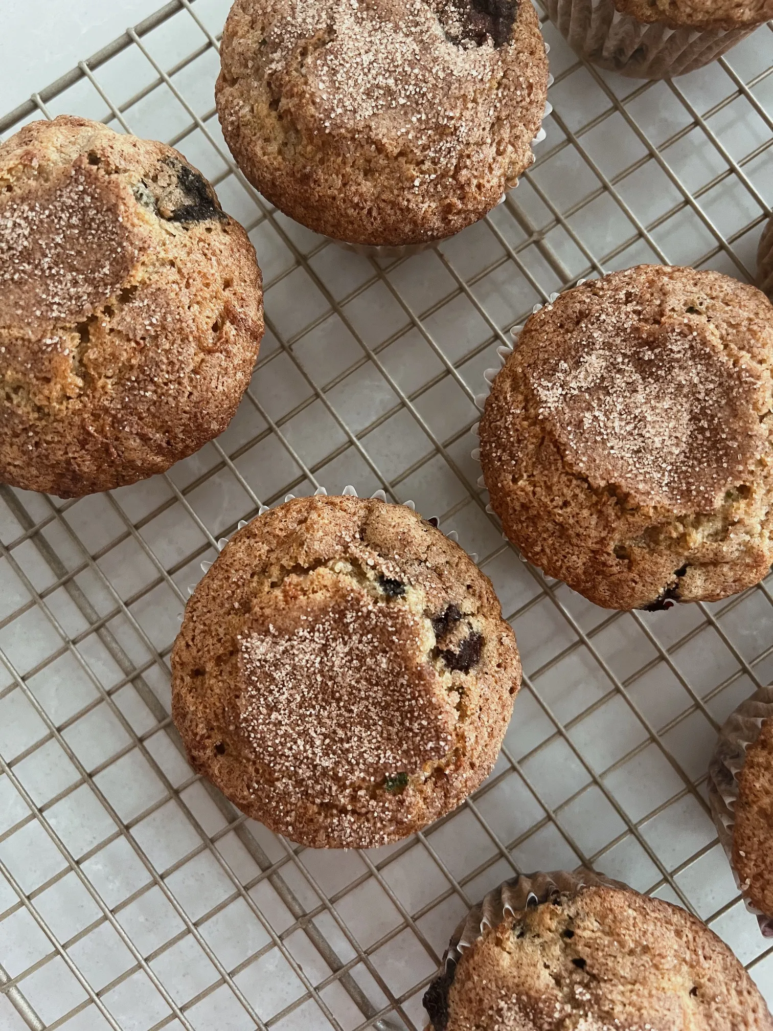 Lemon Blueberry Zucchini Muffins