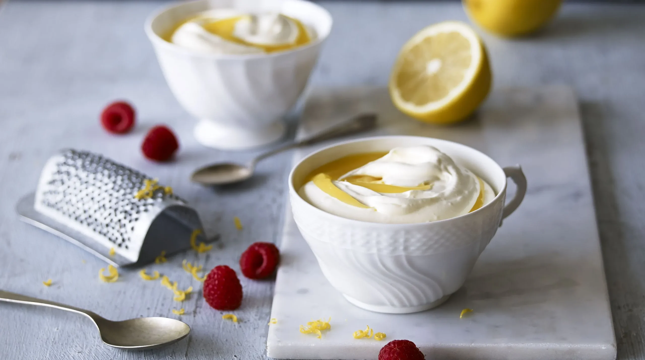 Lemon Curd Fool with Summer Berry Salsa
