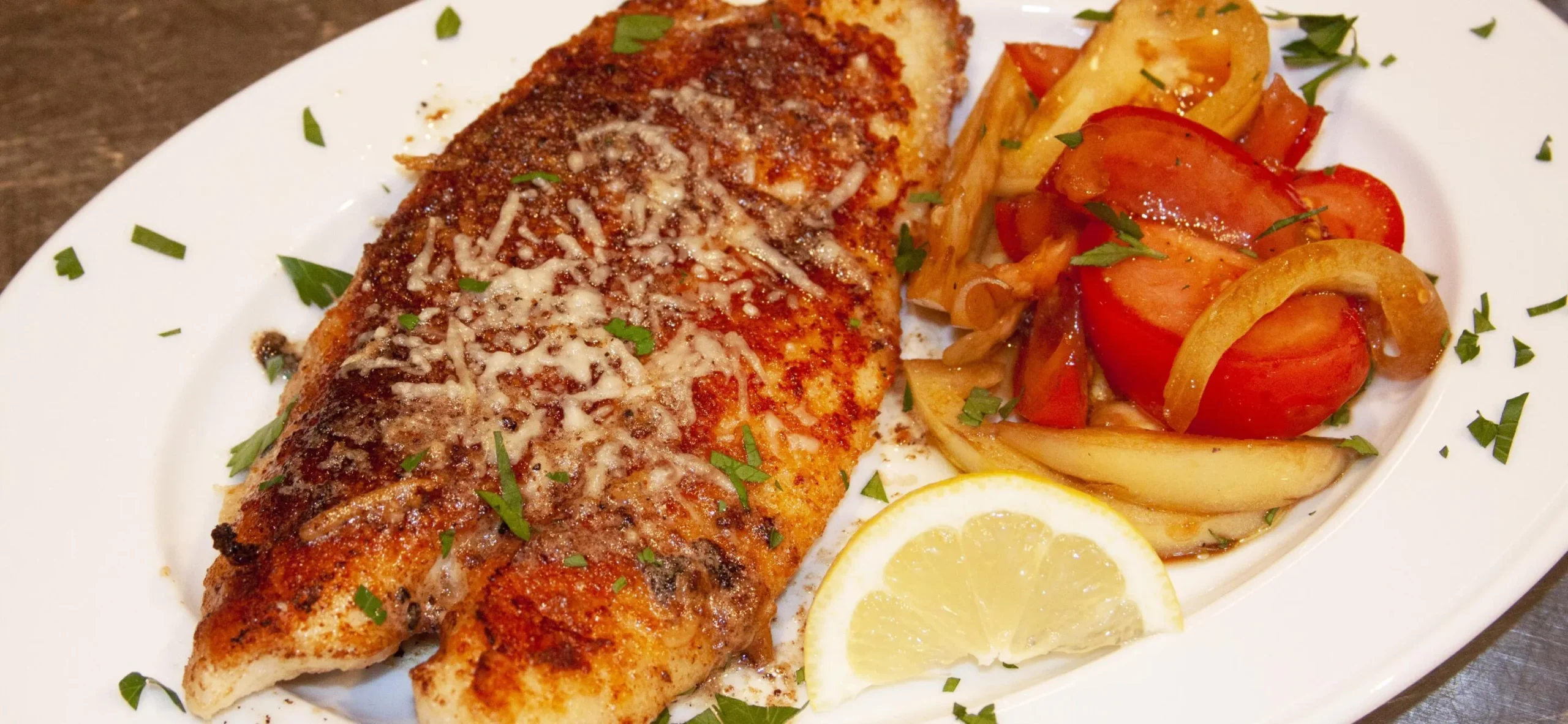 Lemon Parmesan Orange Roughy