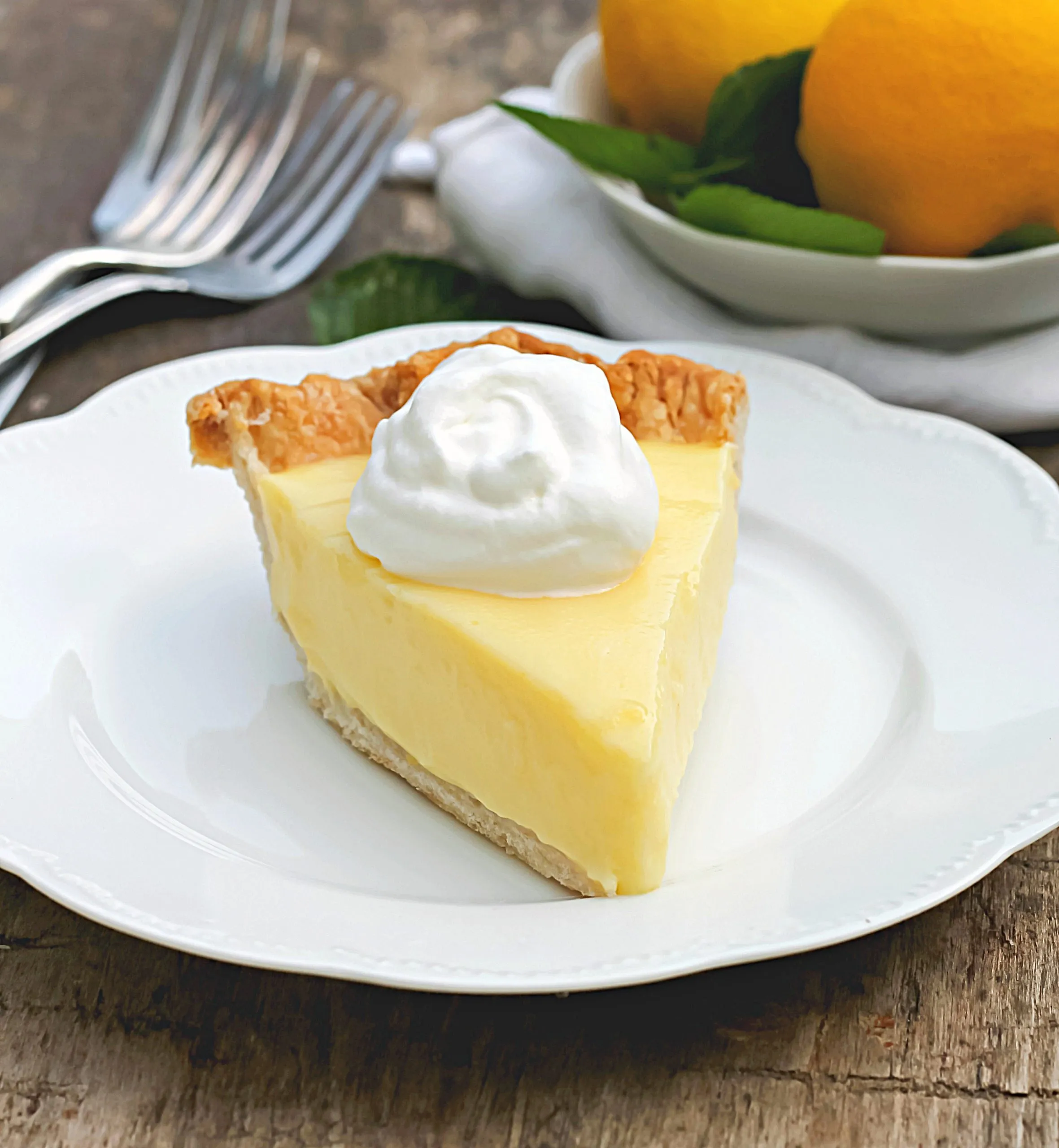Lemon Sour Cream Pie Betty Lybert