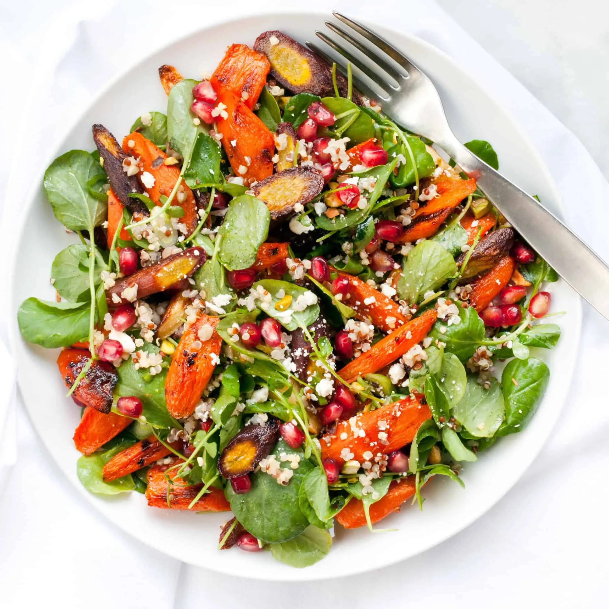 Lemony Carrot Salad with Mustard Seeds and Feta