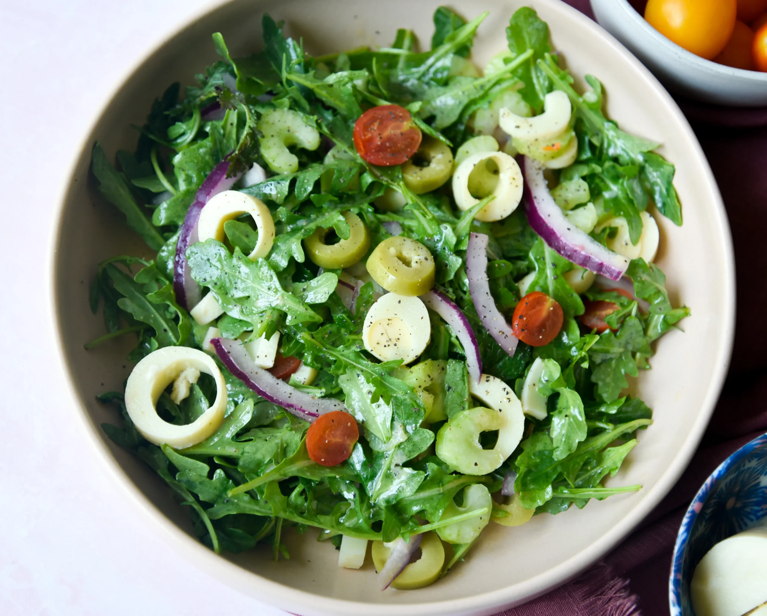 Lemony Hearts of Palm and Arugula Salad
