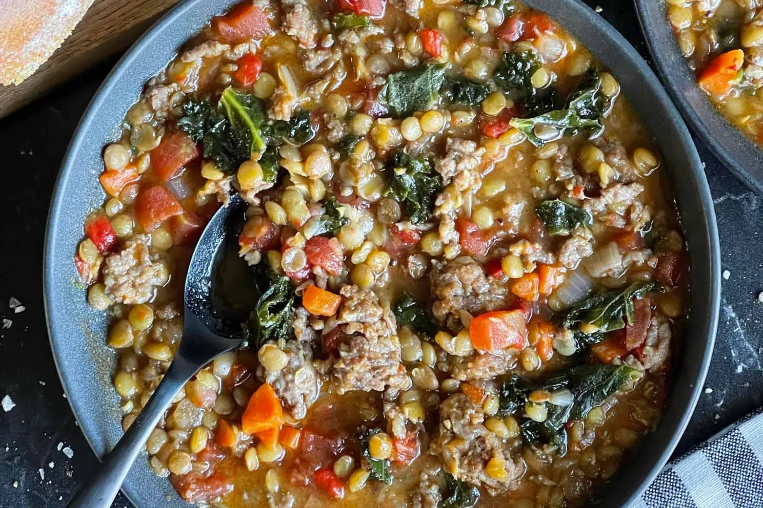 Lentil and Italian Sausage Soup