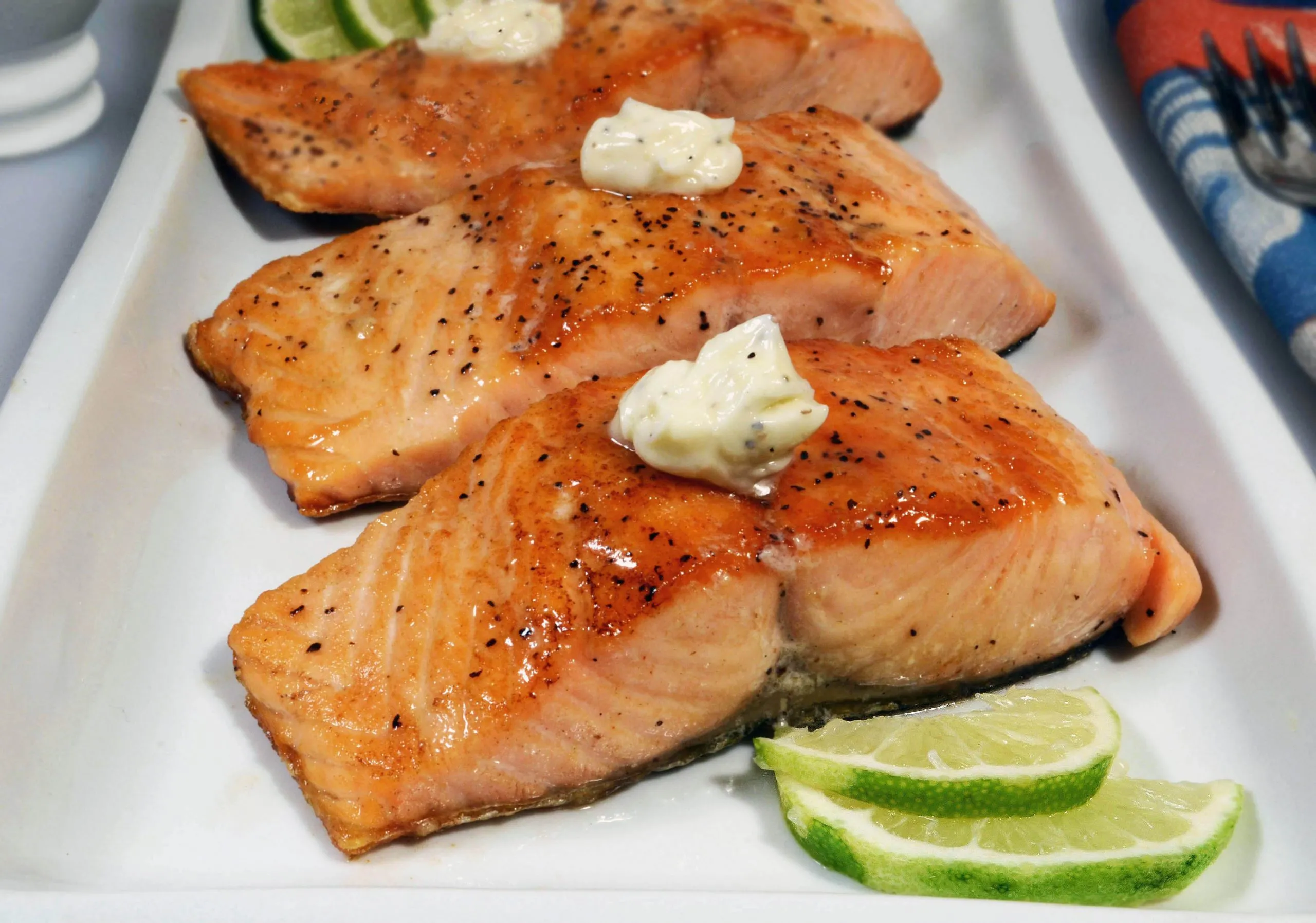 Lime and Garlic Salmon