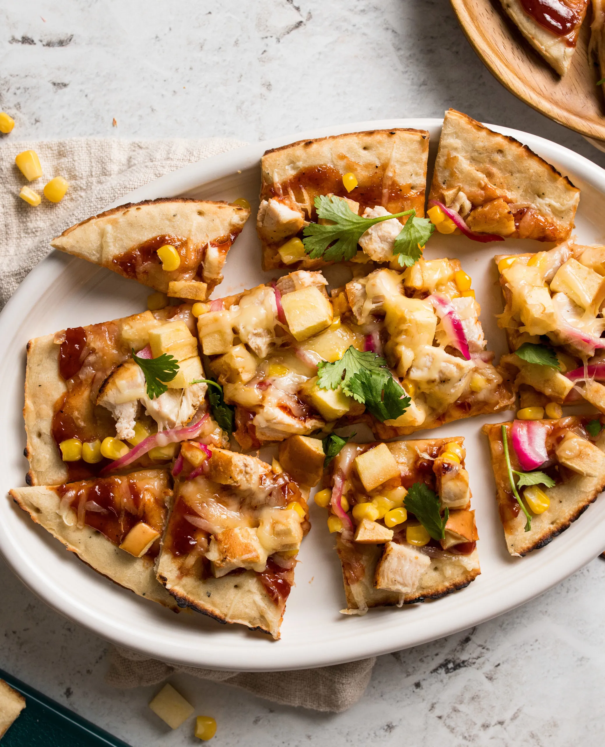 Loaded BBQ Chicken Flatbread