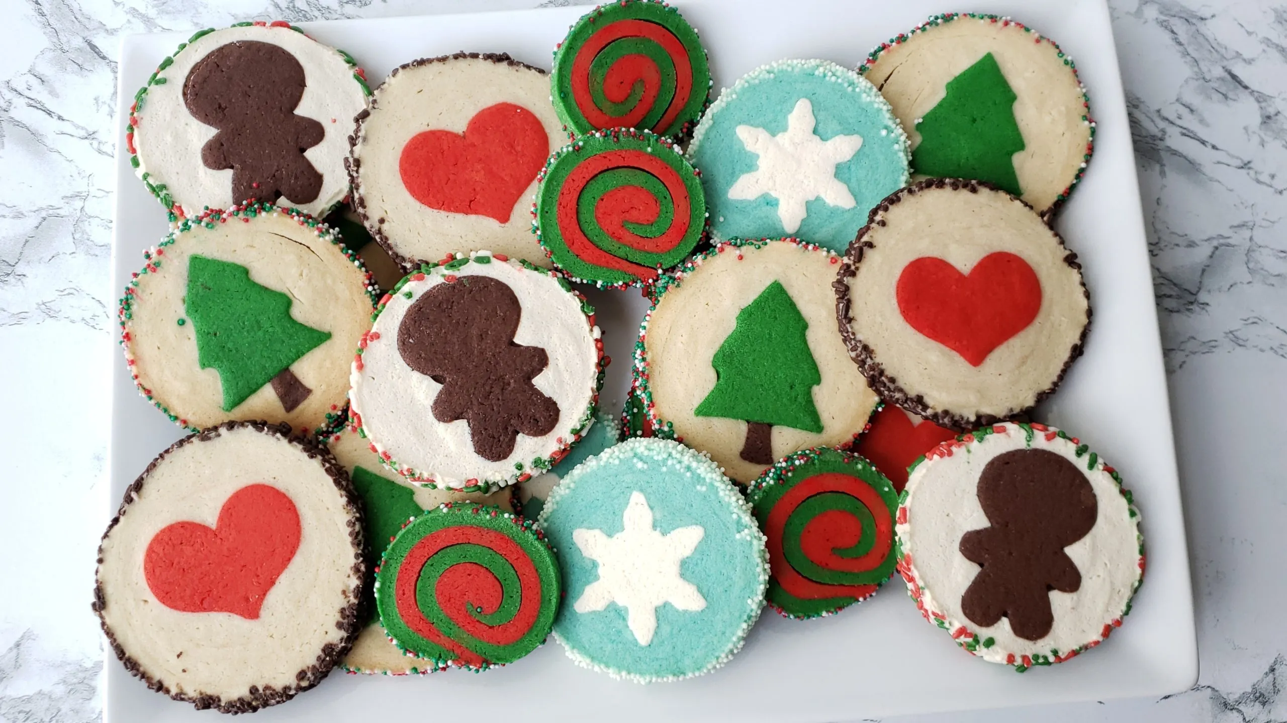 Loaded Holiday Slice and Bake Cookies