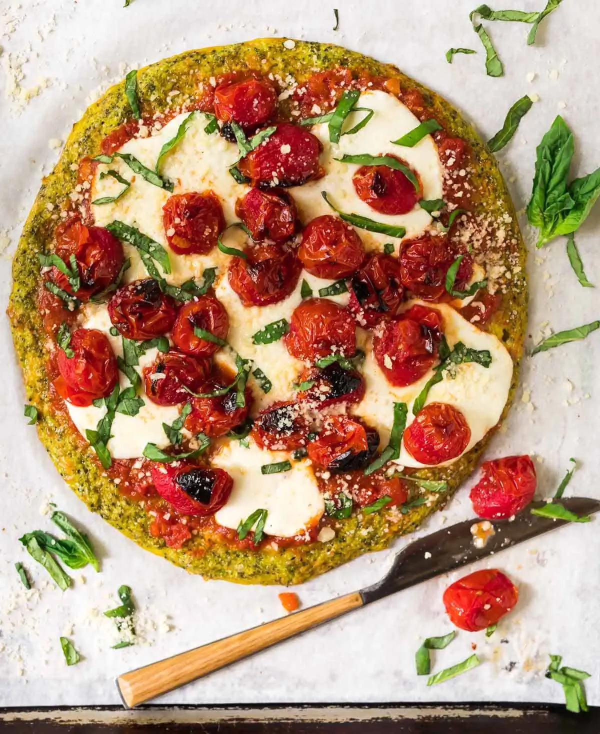 Low Carb Broccoli Pizza Crust