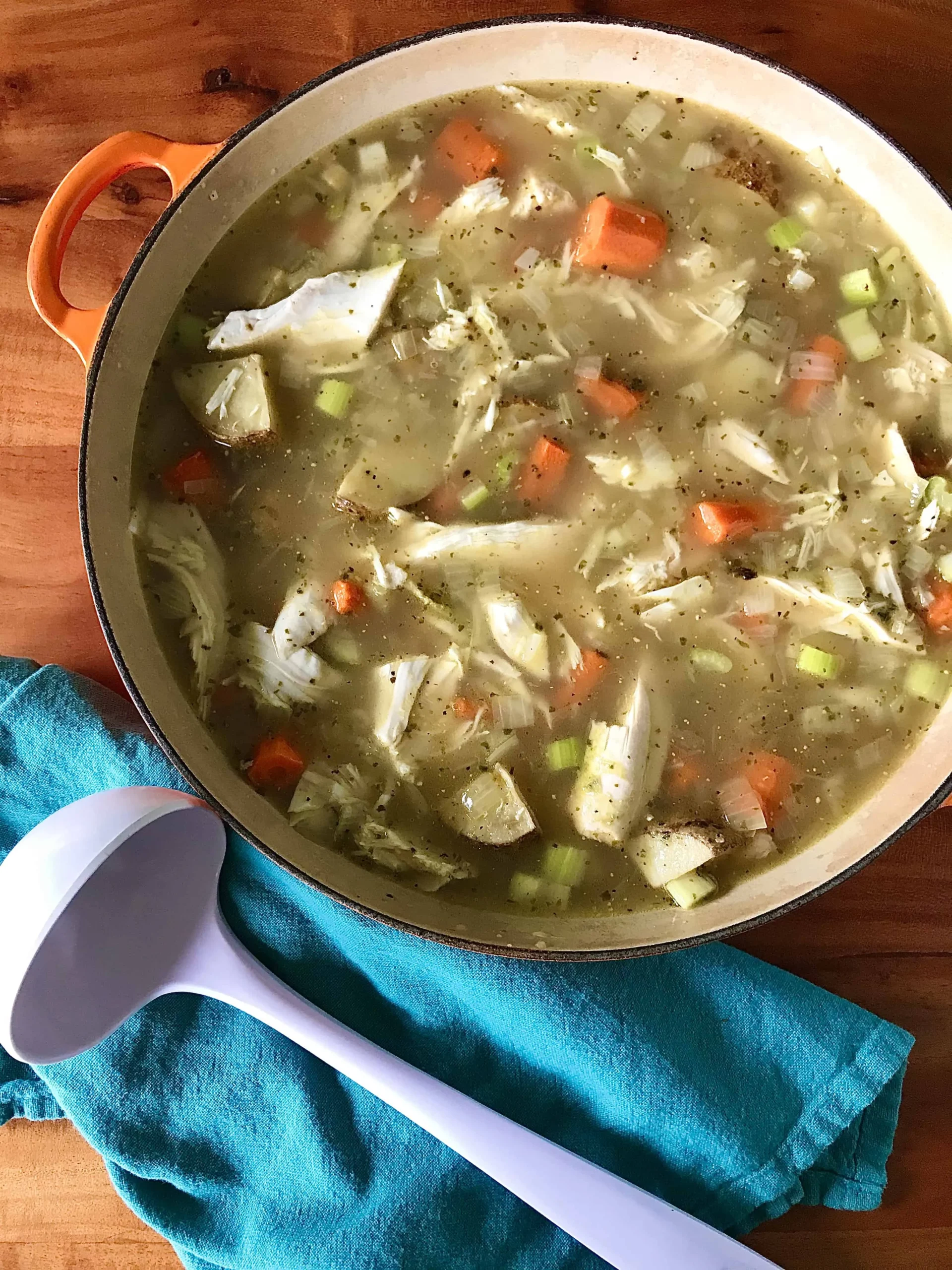 Low Carb Chicken Soup with Spaghetti Squash Paleo Gluten Free