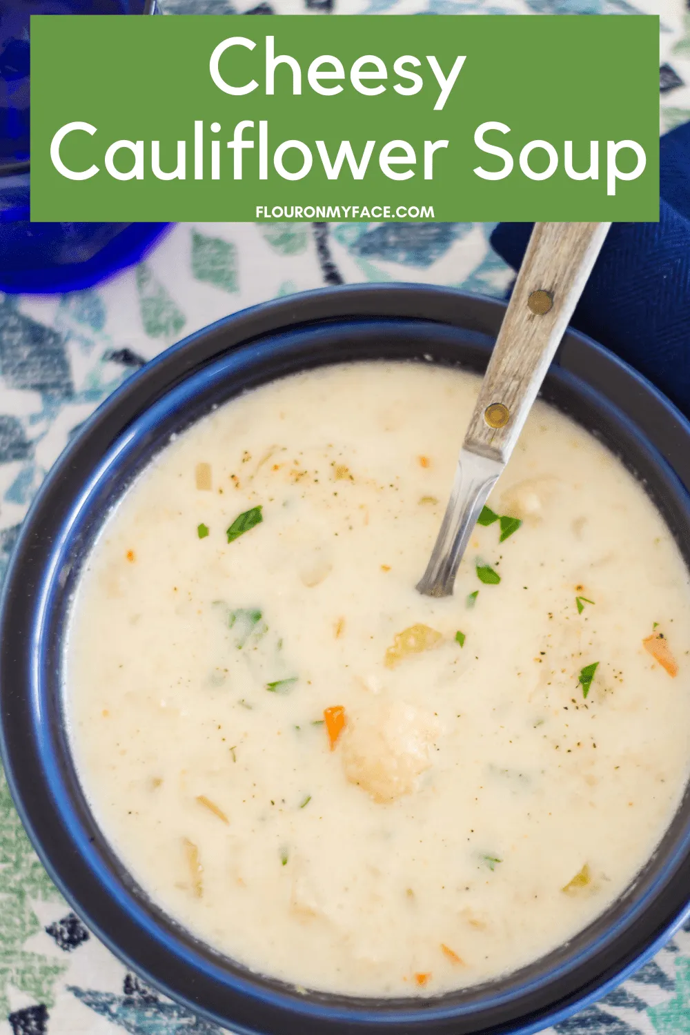 Low Carb Crock Pot Cheesy Cauliflower Soup