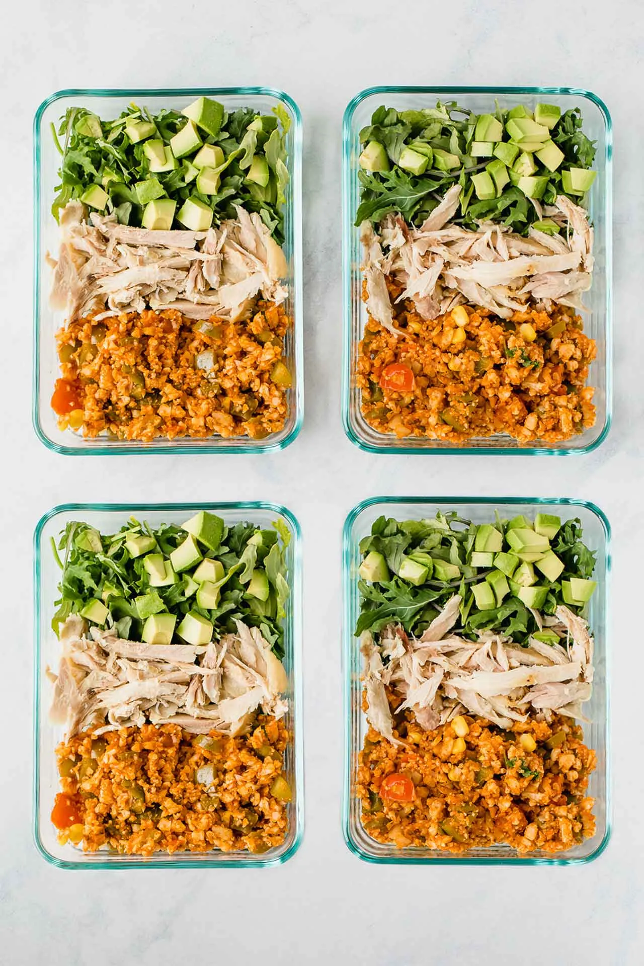 Low Carb Mexican Meal Prep Bowls