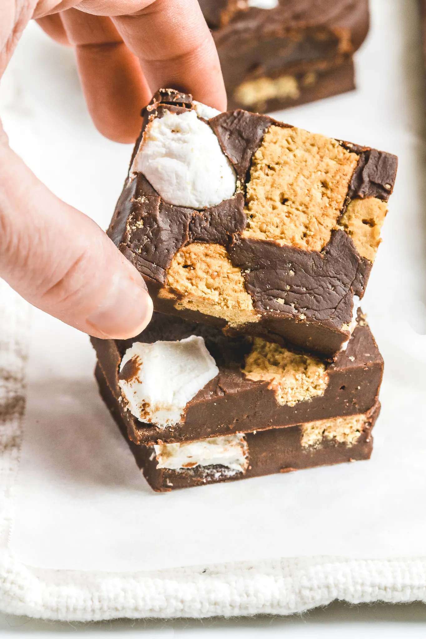 Low Fat S'mores Fudge