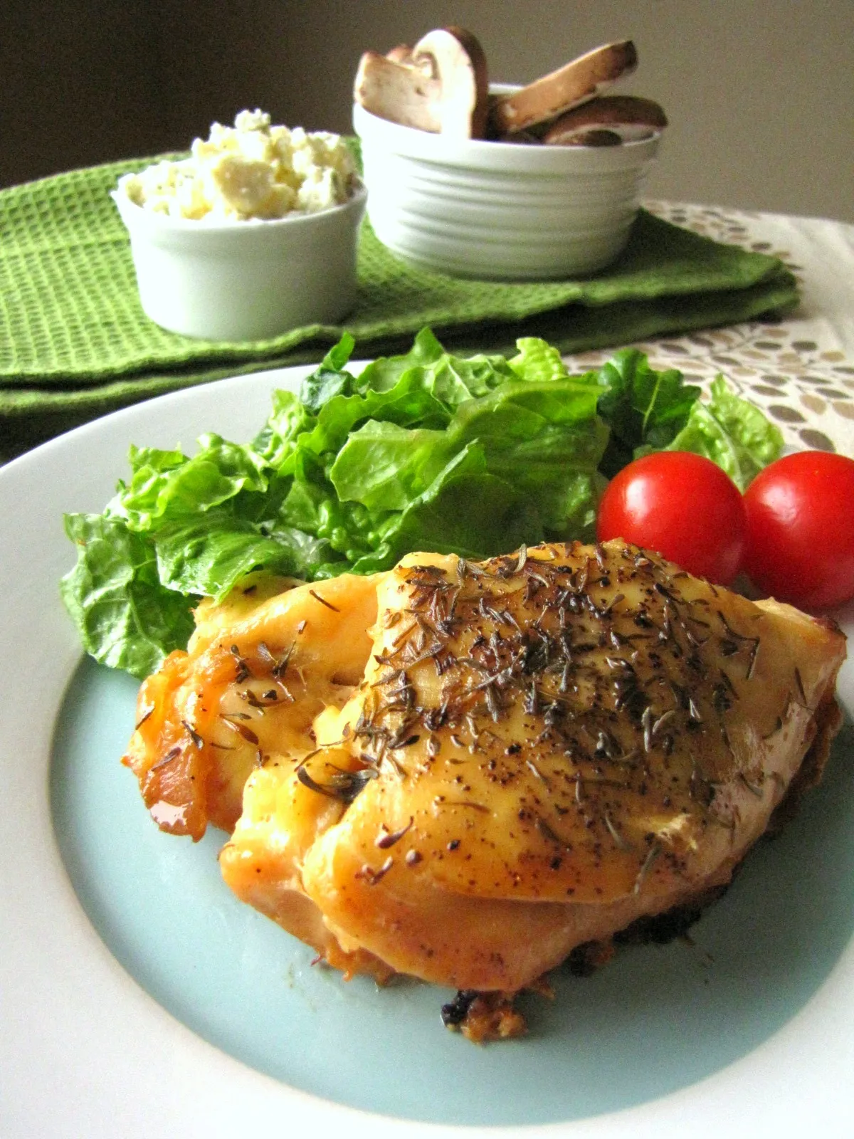 Ludger's Roasted Chicken Breast Stuffed with Gorgonzola