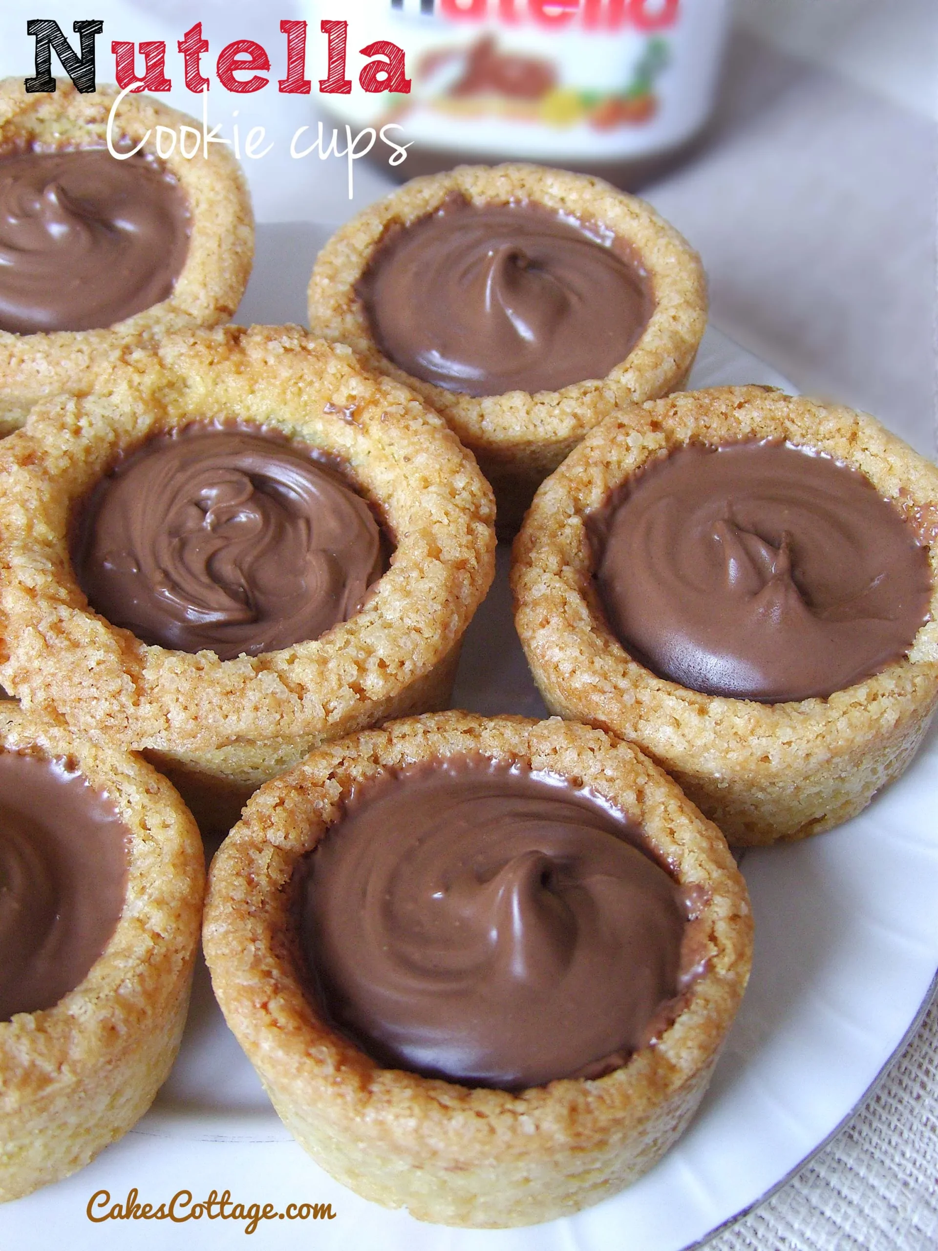 MM Nutella Cookie Cups