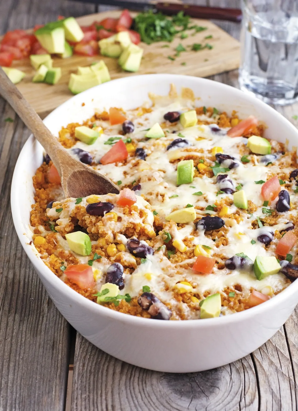 Main Quinoa Enchilada Casserole