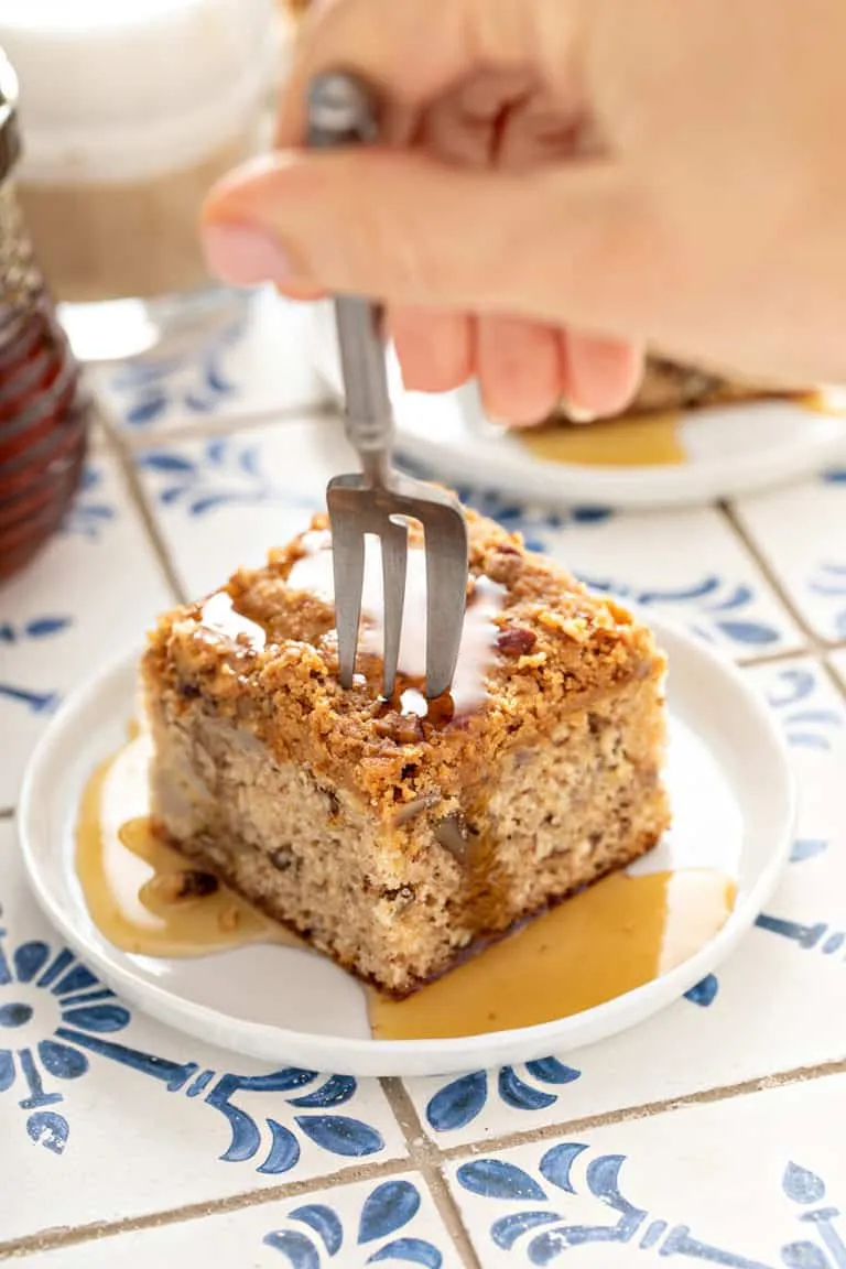 Make Ahead Banana Breakfast Cake