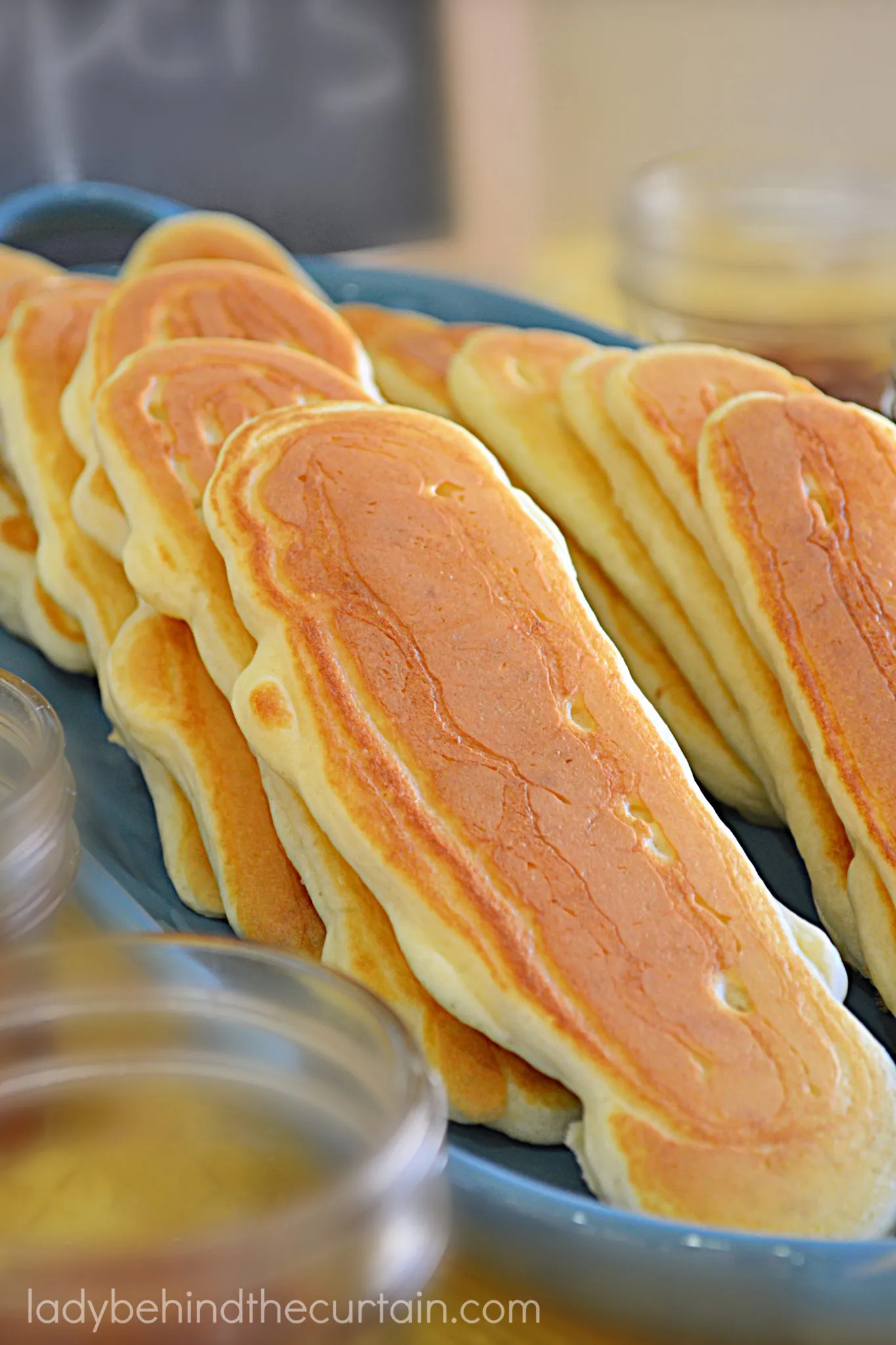 Making Freezer Pancake Dippers