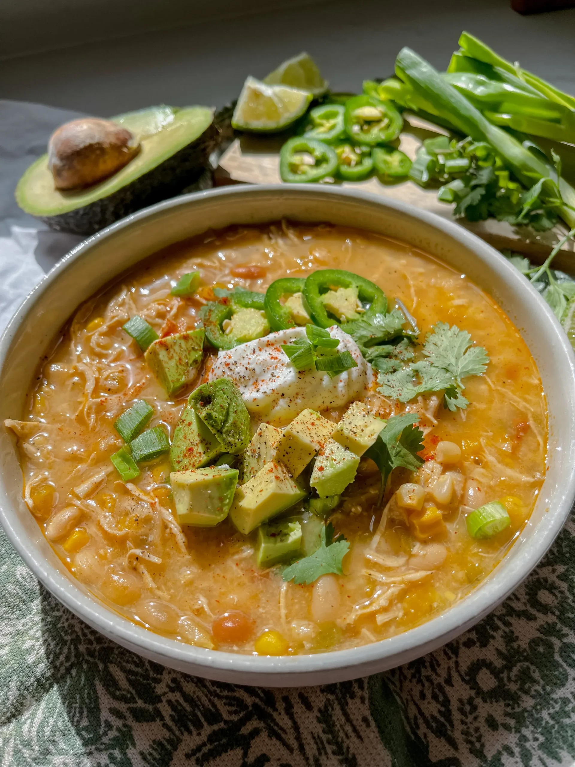 Mal's White Chicken Chili