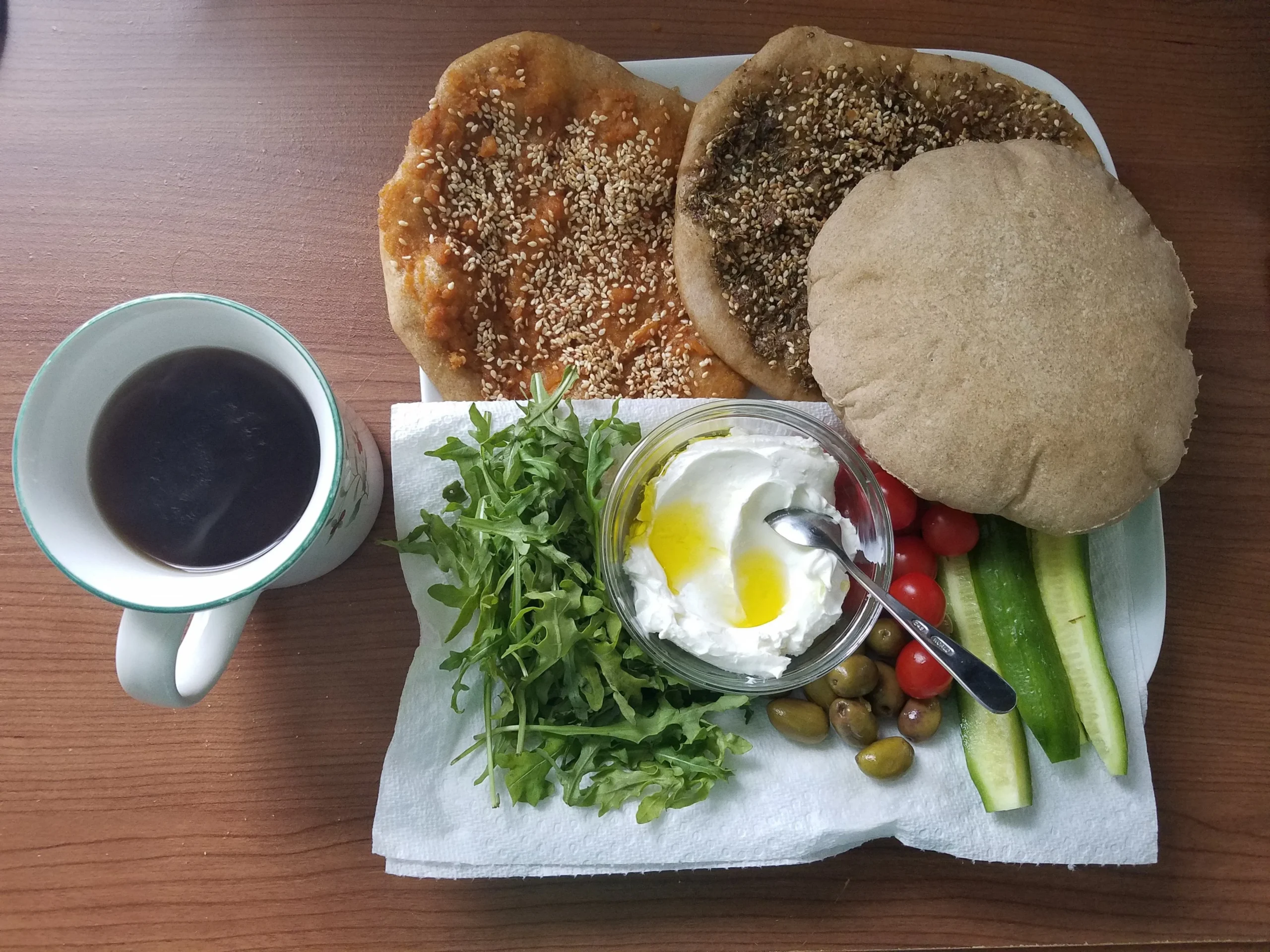 Manaeesh Lebanese Thyme Bread