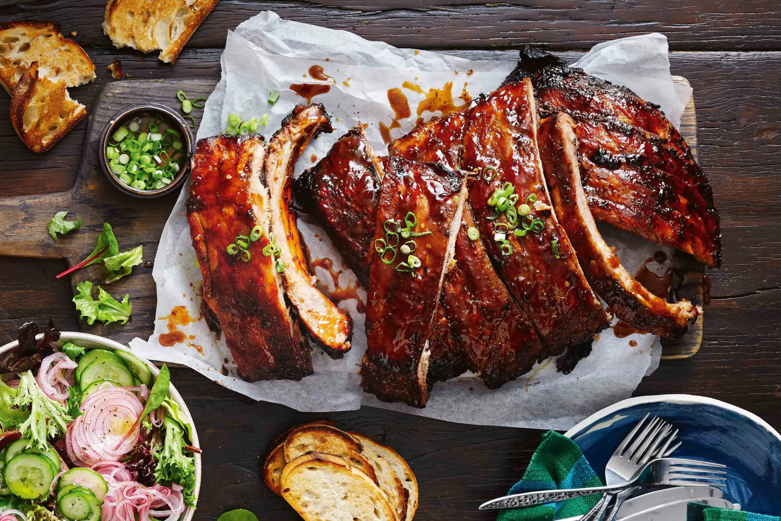 Manthas Glazed Pork Back Ribs