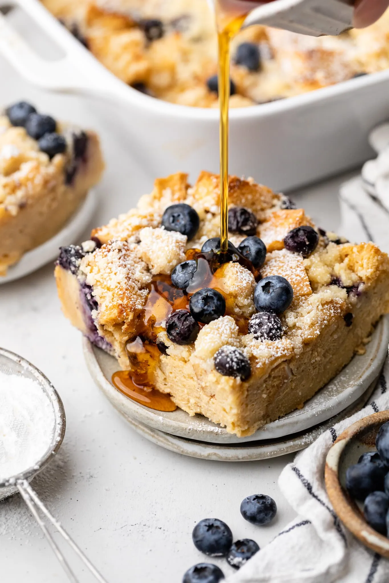 Maple Blueberry French Toast Casserole
