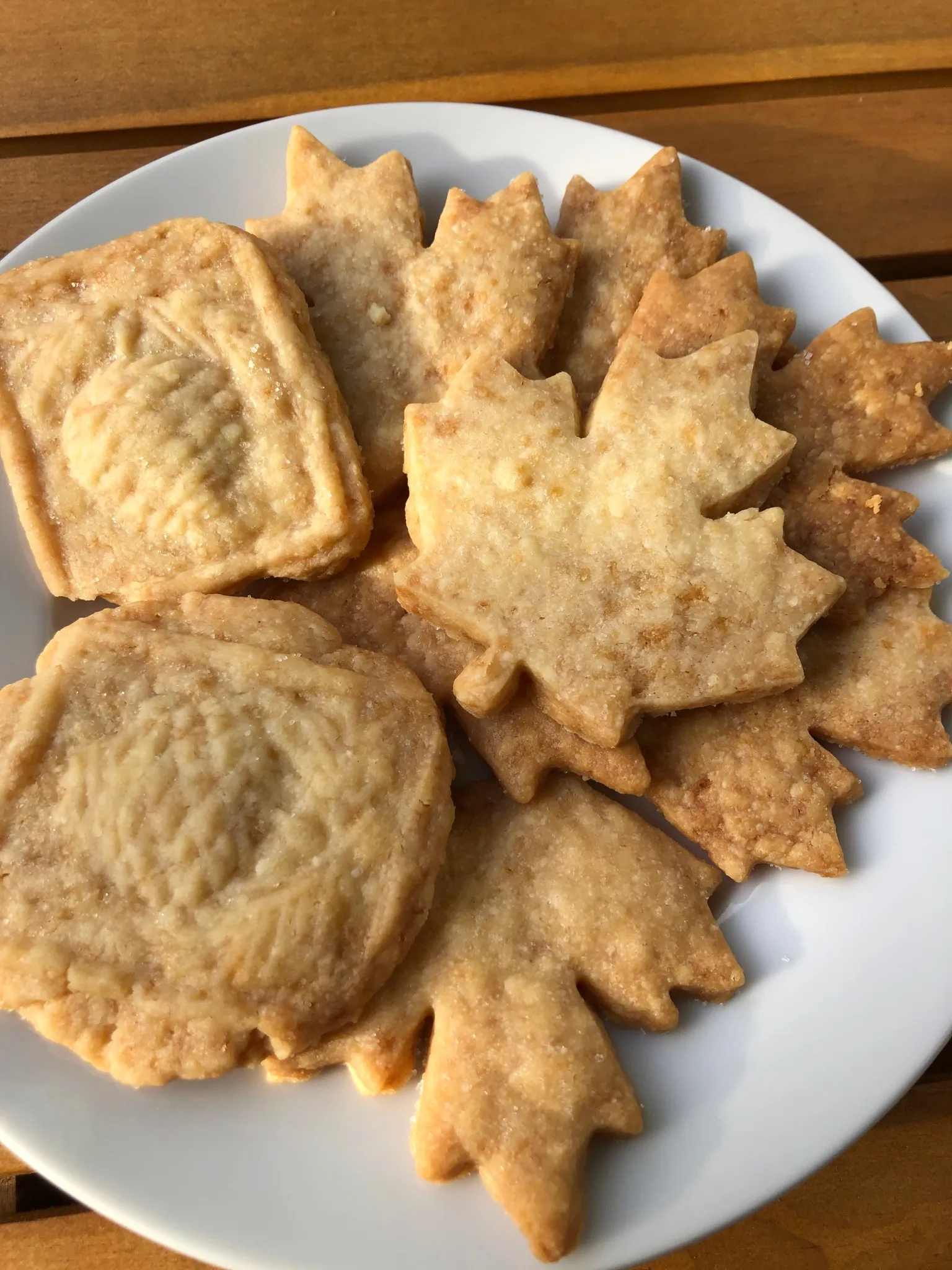 Maple Brown Butter Shortbread Cookies