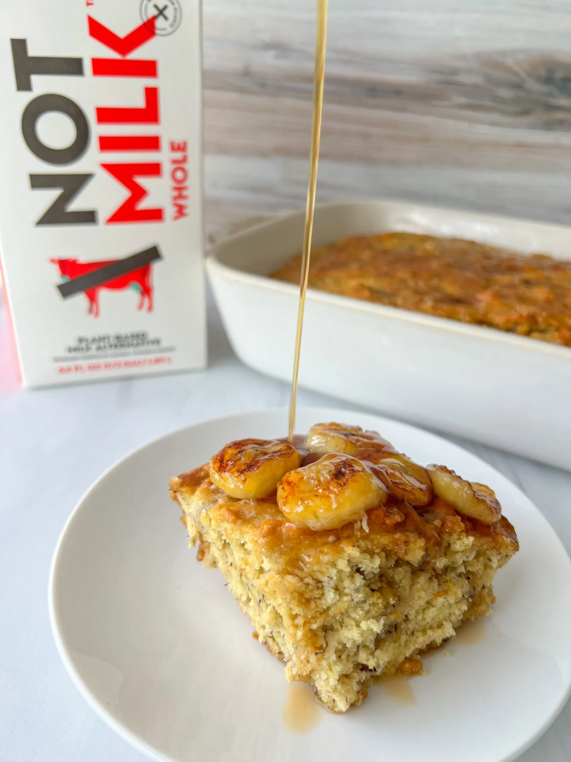 Maple Butter Banana Bread with Caramelized Bananas