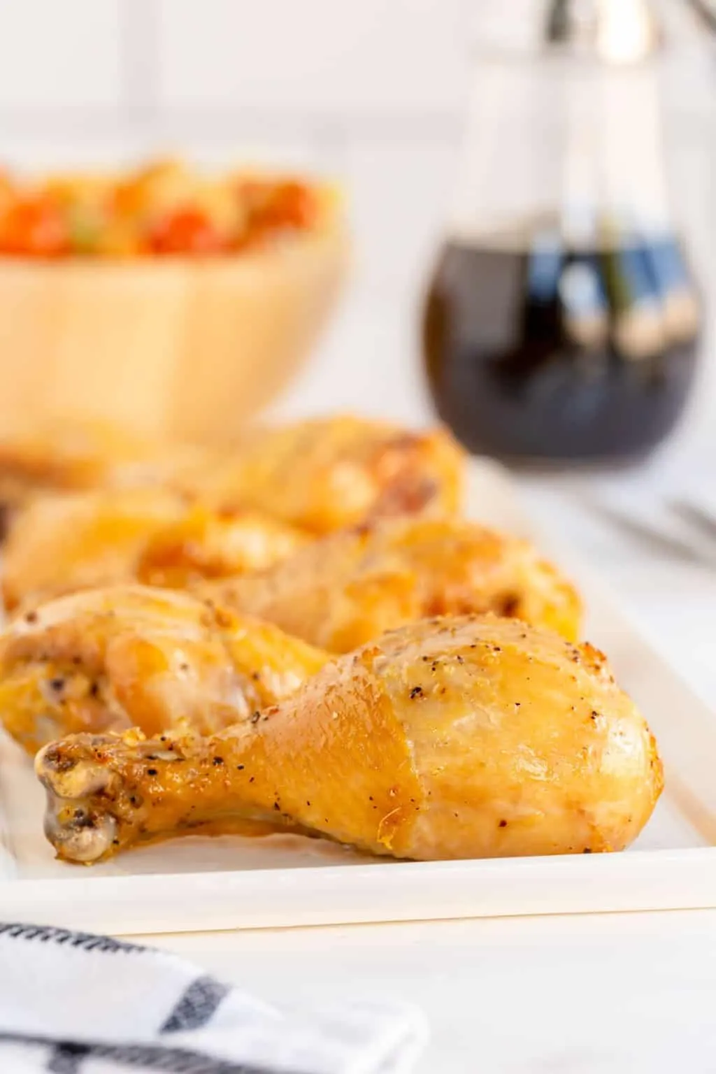 Maple Ginger Baked Chicken Drumsticks