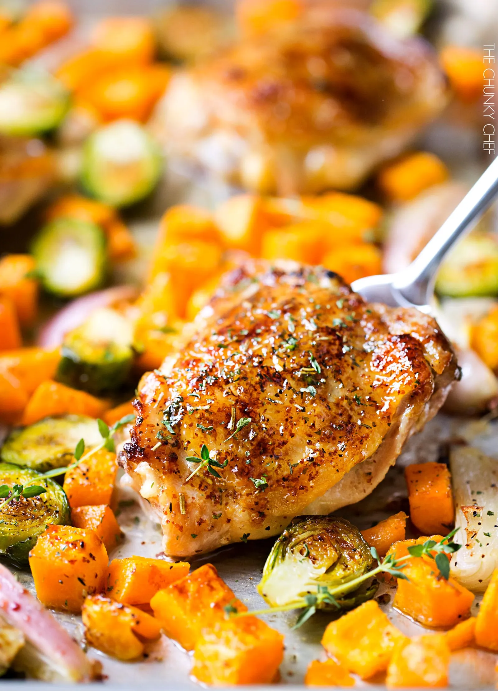 Maple Mustard Chicken Thighs