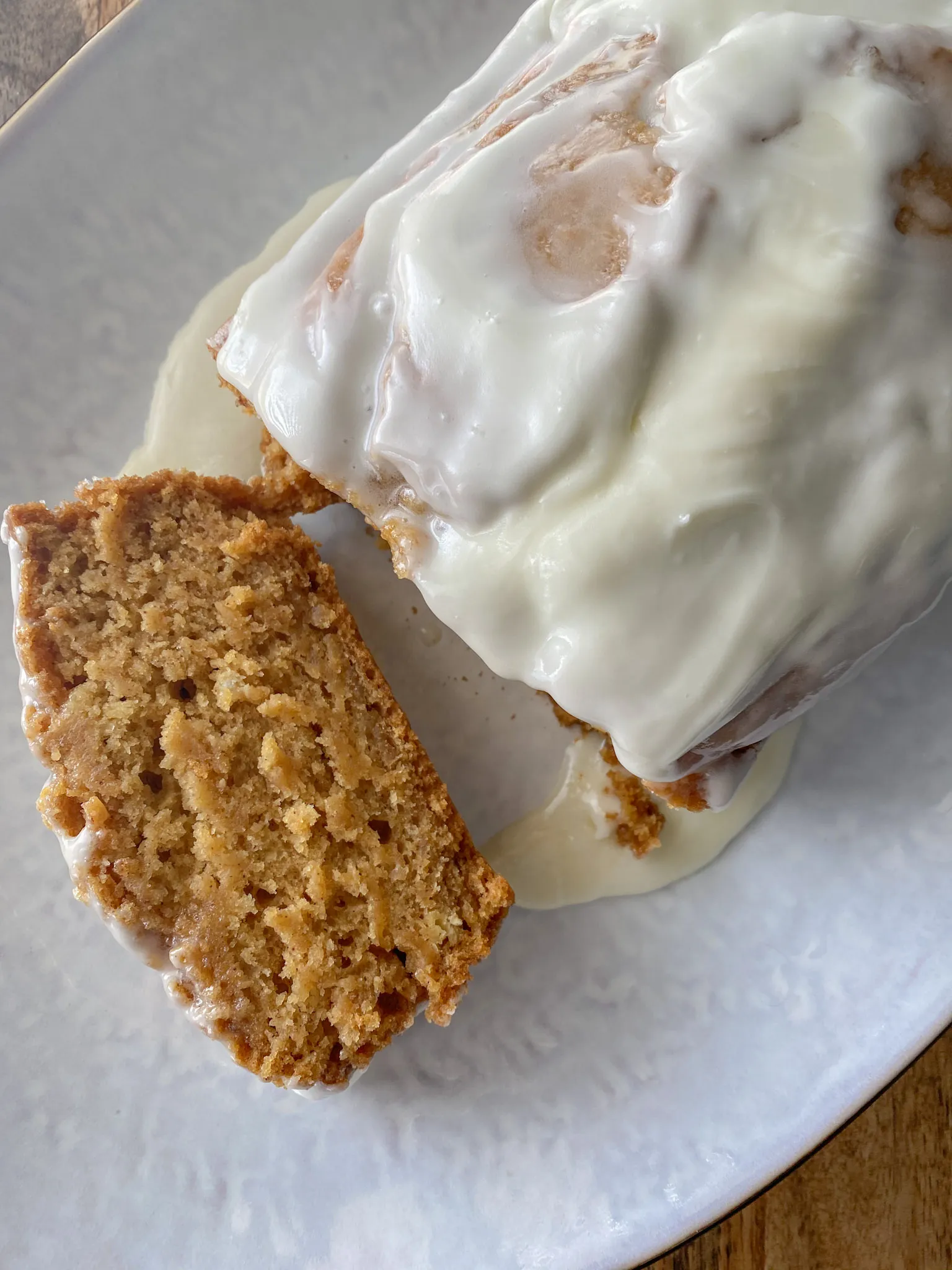Maple Sweet Potato Cake with Vegan Cream Cheese Icing