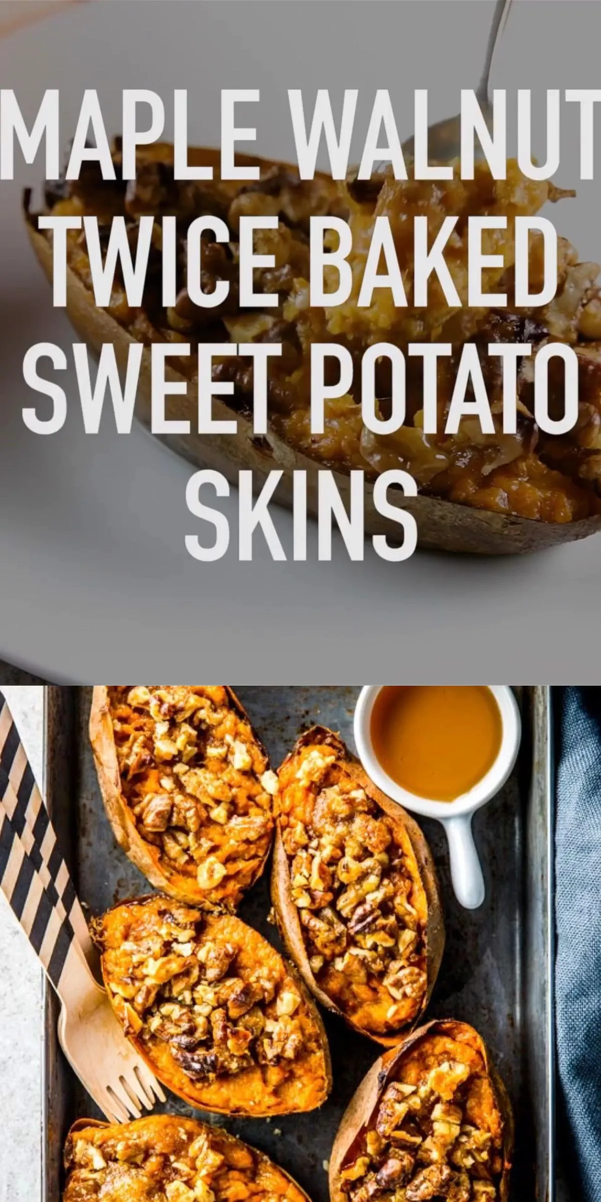 Maple Topped Potato Skins