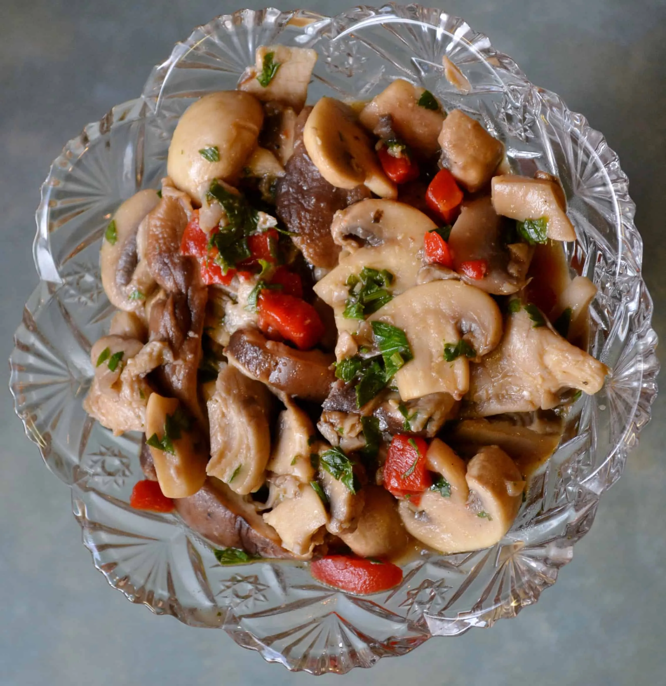 Marinated Mushroom and Mixed Vegetable Salad