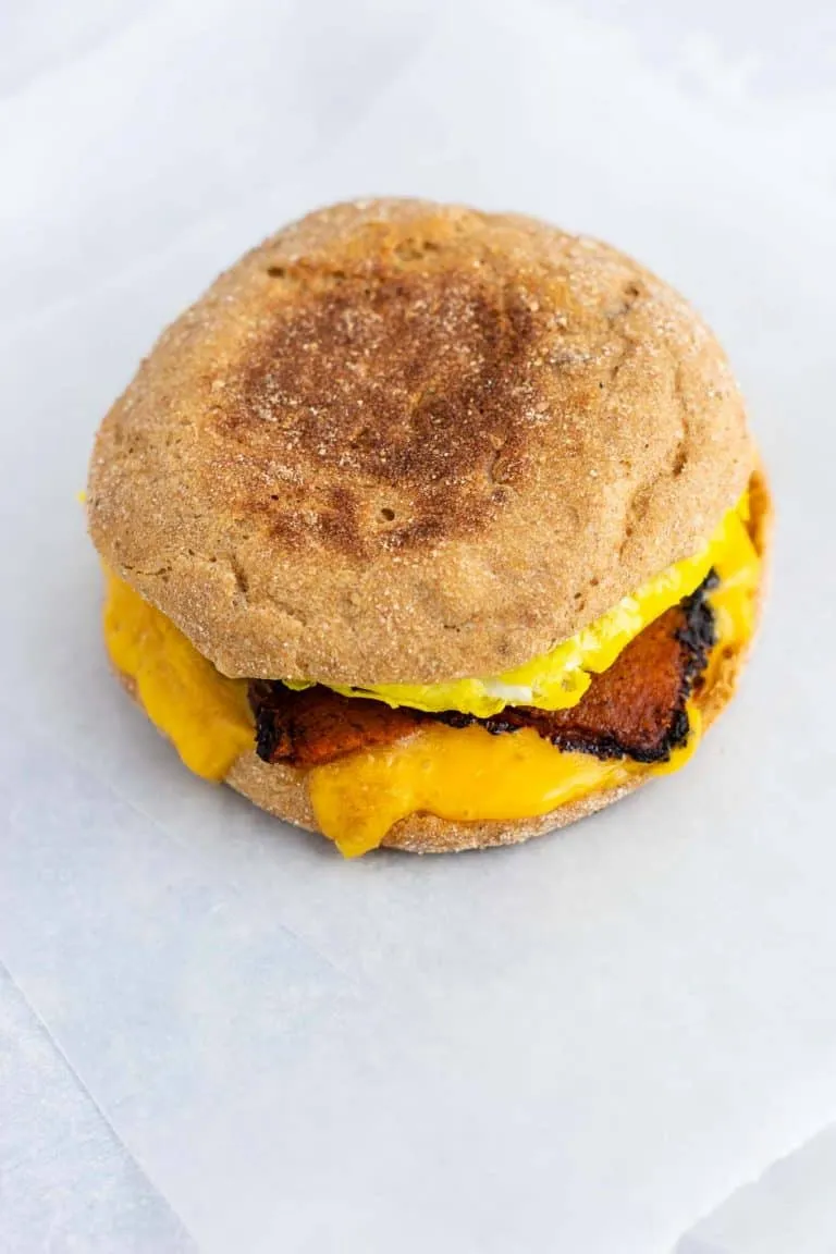 Meal Prep Vegetarian Breakfast Sandwich