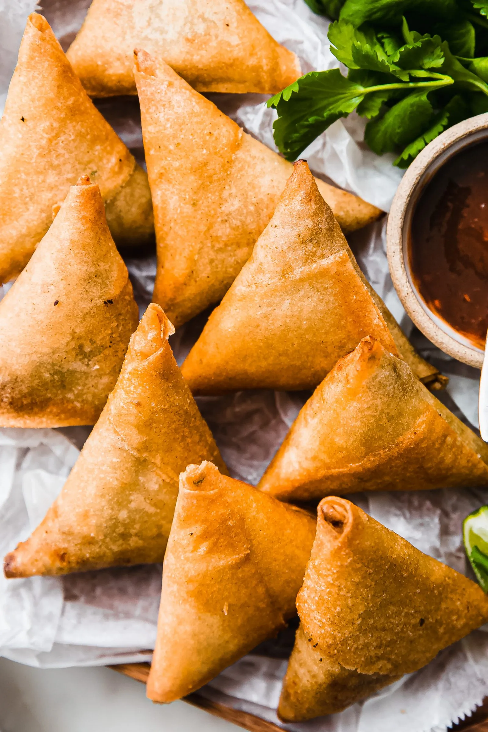 Meat Samosas with Sumac