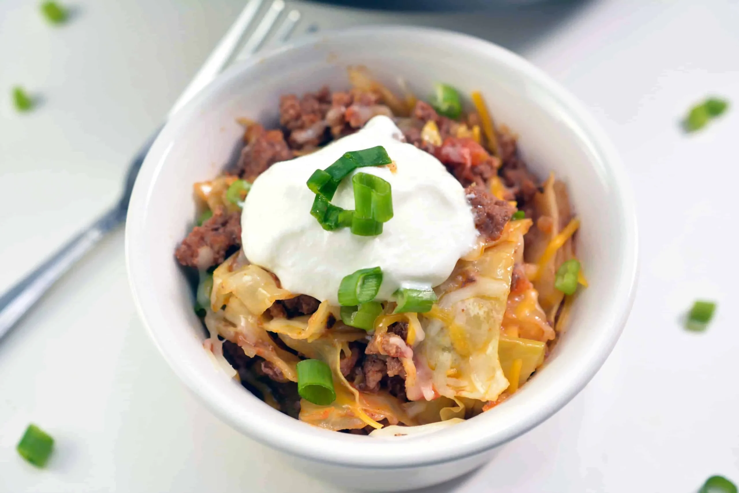 Mexican Ground Beef and Cabbage Bowls