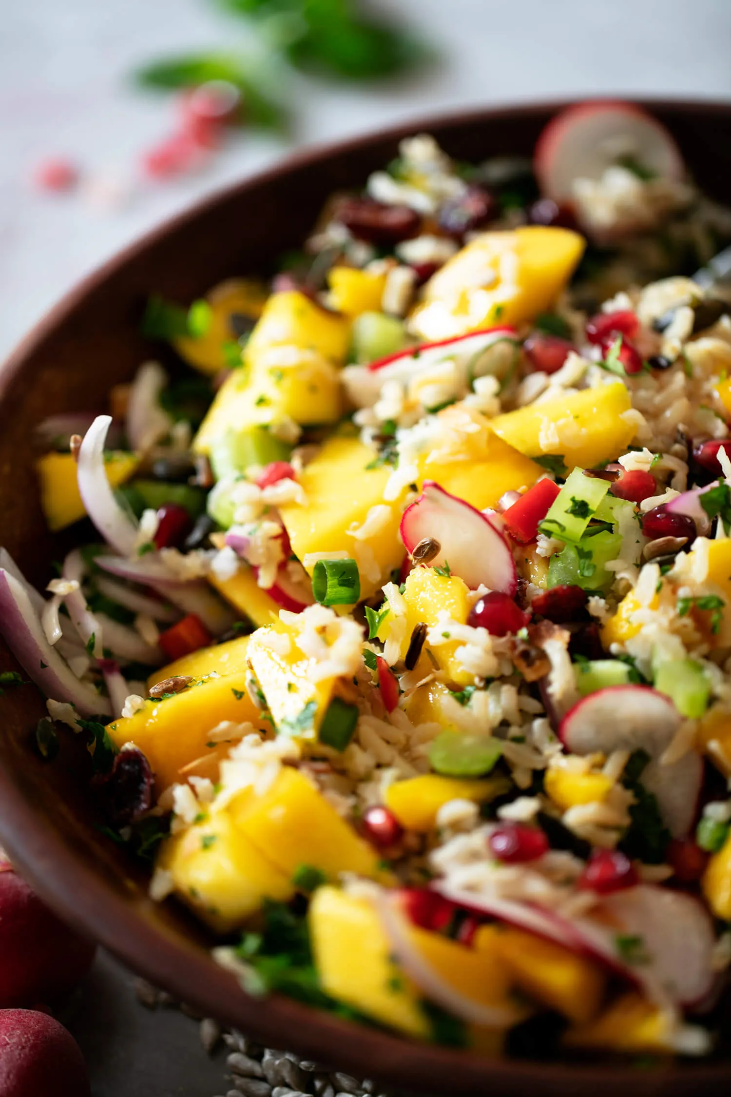 Mexican Mango Rice Salad