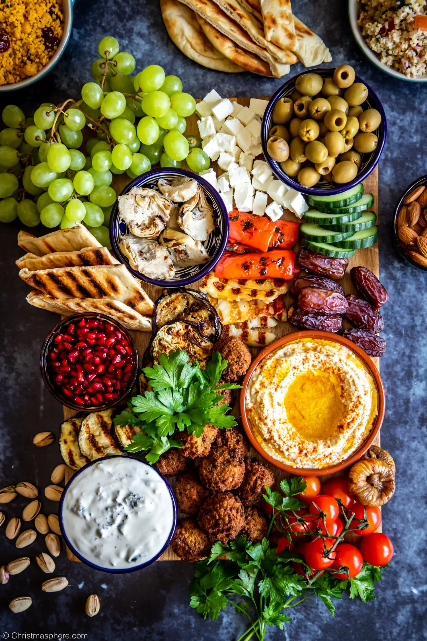 Mezze Board Vegetarian Mezze Platter