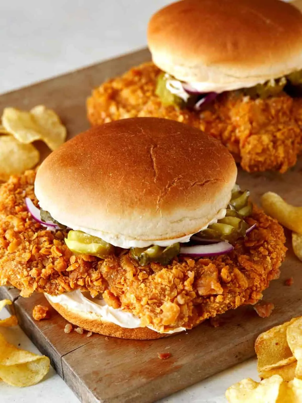 Midwestern Breaded Pork Tenderloin Sandwich